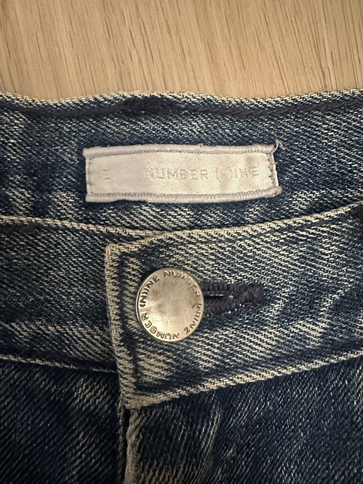 Number (N)ine Number (N)ine AW01 Denim Size 3 Size US 31 - 3 Thumbnail