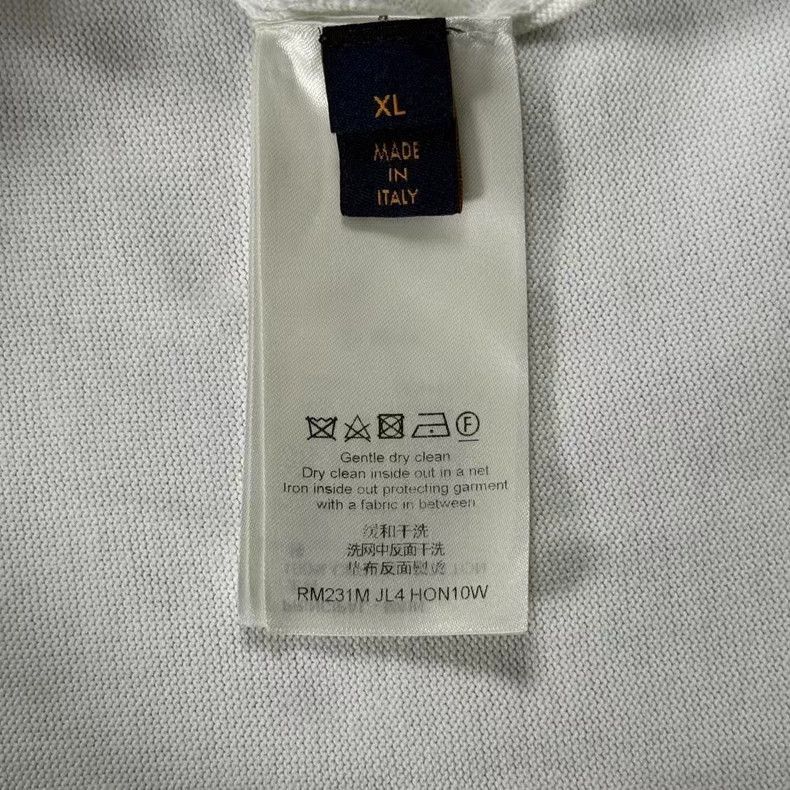 Louis Vuitton LV White Short Sleeve Rap T -2505 Size US XL / EU 56 / 4 - 4 Thumbnail
