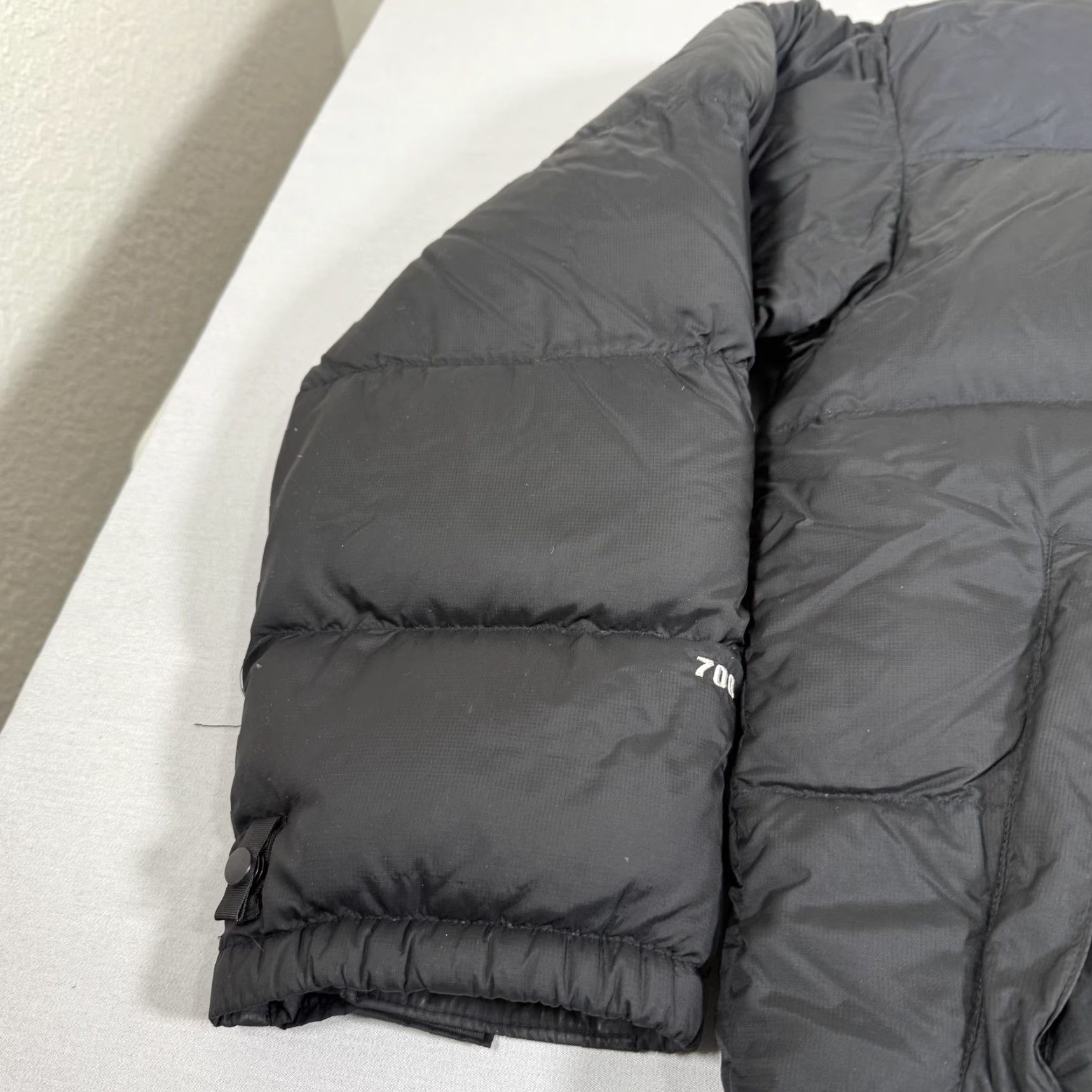 The North Face VINTAGE The North Face Nuptse 700 Down Puffer Jacket Mens XL Black Zip Full Zip Stand-Up Collar Quilted Pockets Outdoor Hiking Winter Casual Size US XL / EU 56 / 4 - 5 Thumbnail