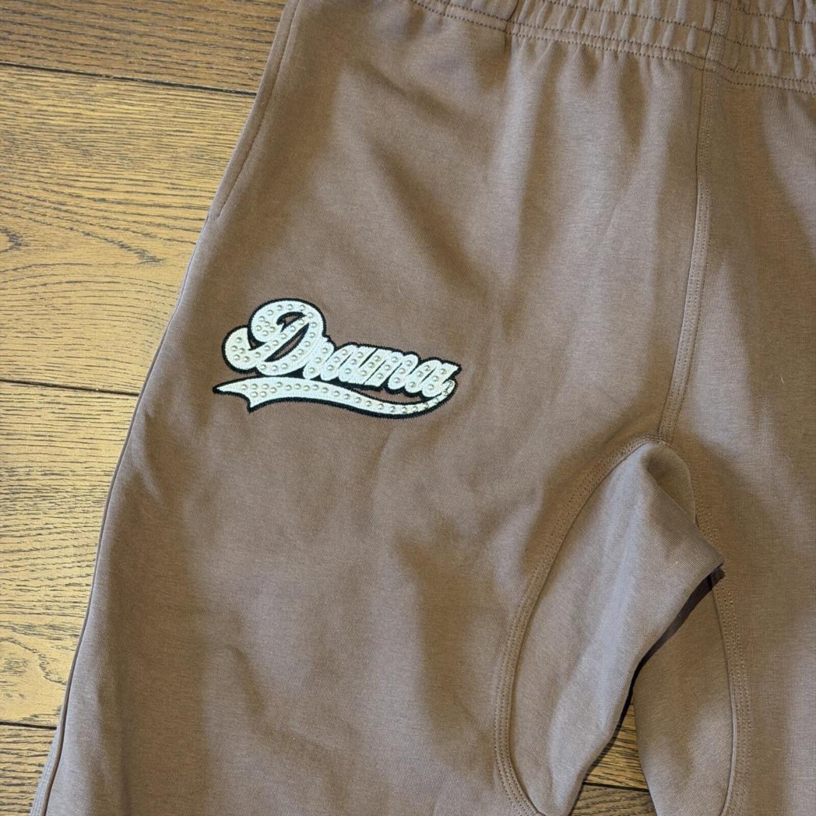 Other Drama Call Brown Diamante Sweatpants Size US 36 / EU 52 - 4 Thumbnail