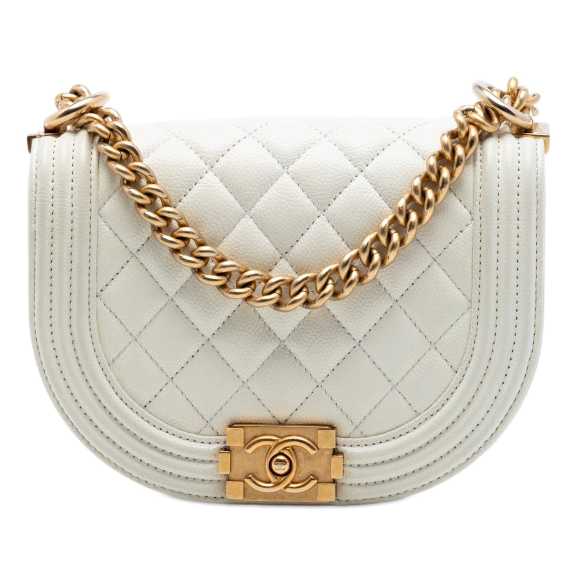 Chanel Mini Quilted Caviar Boy Messenger Bag Size ONE SIZE - 1 Thumbnail