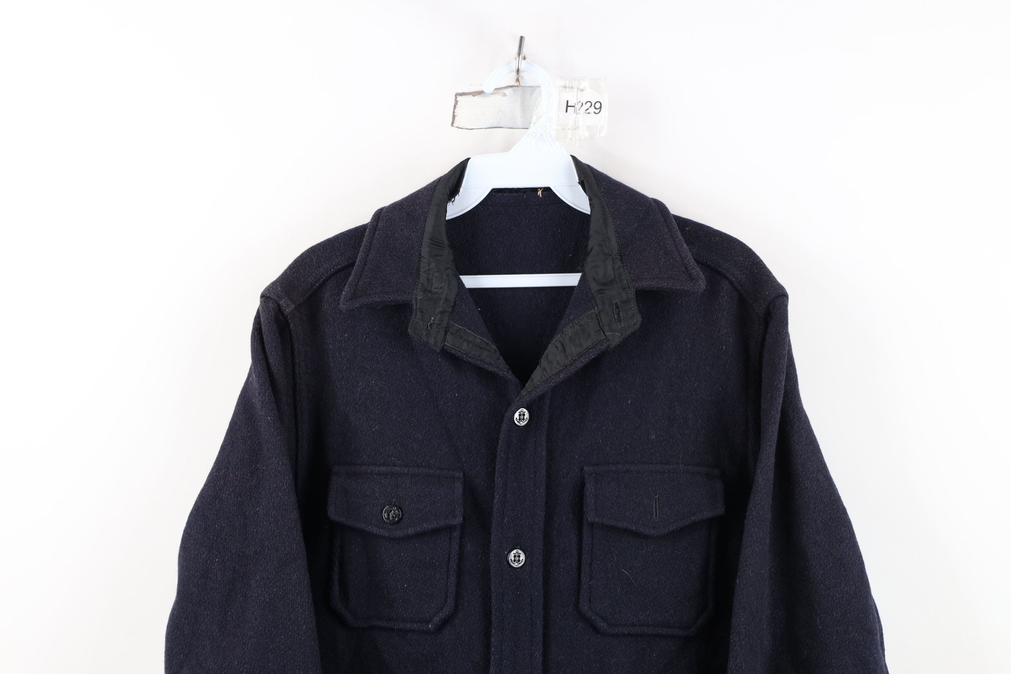 Vintage Vintage 50s 60s Wool CPO Button Shirt Jacket Jac Shirt USA Size US S / EU 44-46 / 1 - 2 Thumbnail