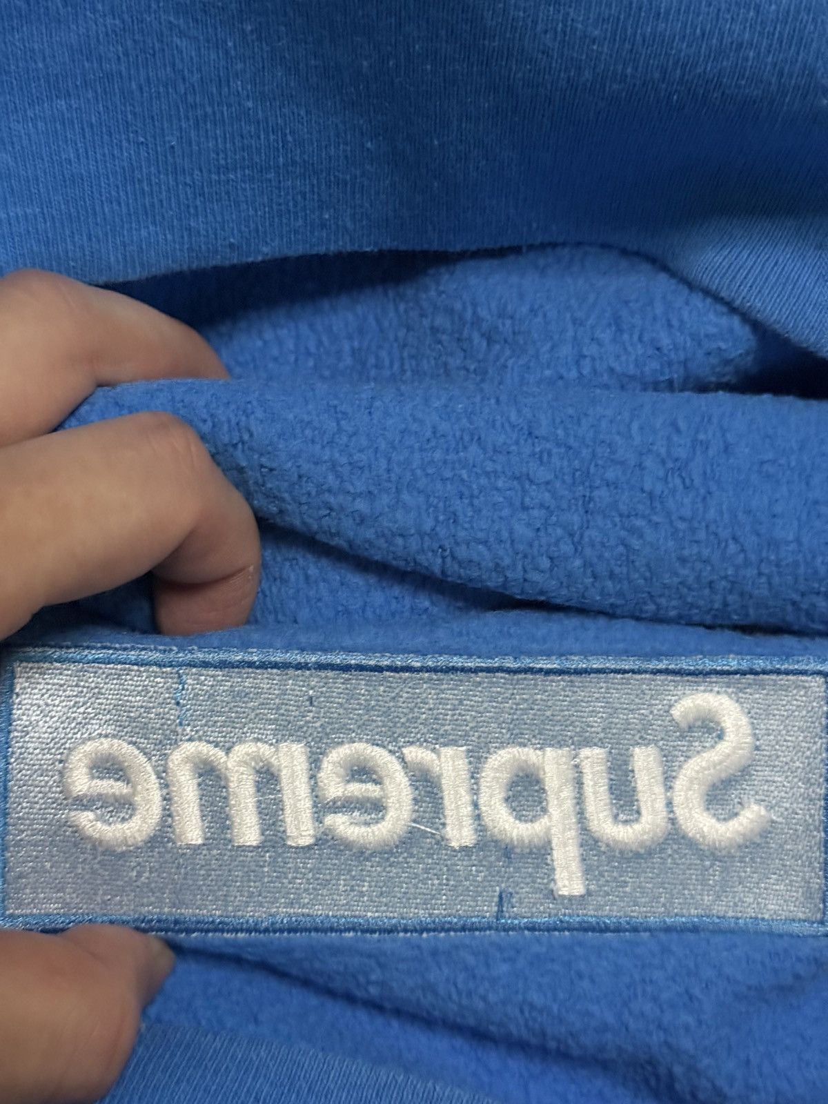 Supreme Supreme fw18 bright royal box logo crewneck Size US M / EU 48-50 / 2 - 6 Thumbnail