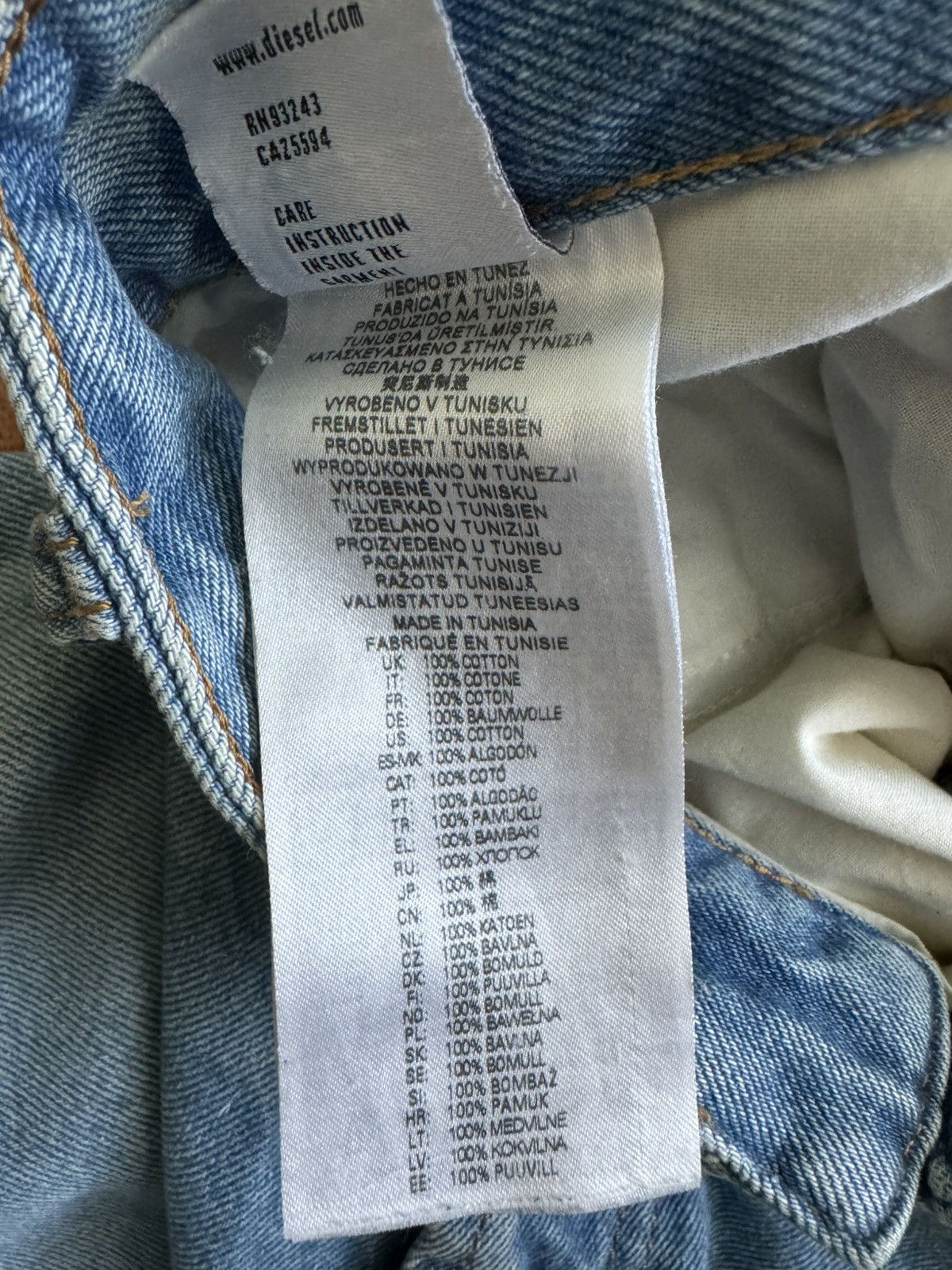 Diesel D-Rise Relaxed Jeans Size US 31 - 5 Thumbnail