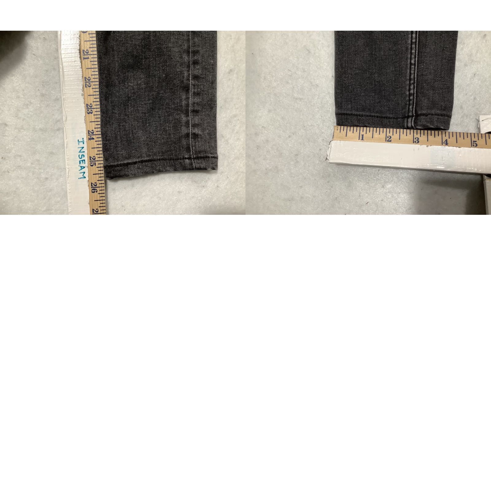 Allsaints All Saints Jeans Pants Womens 27 Black Mid Rise Stretch Skinny 5-Pocket Denim Logo Slim Fit Womens Size 27" / US 4 / IT 40 - 8 Thumbnail
