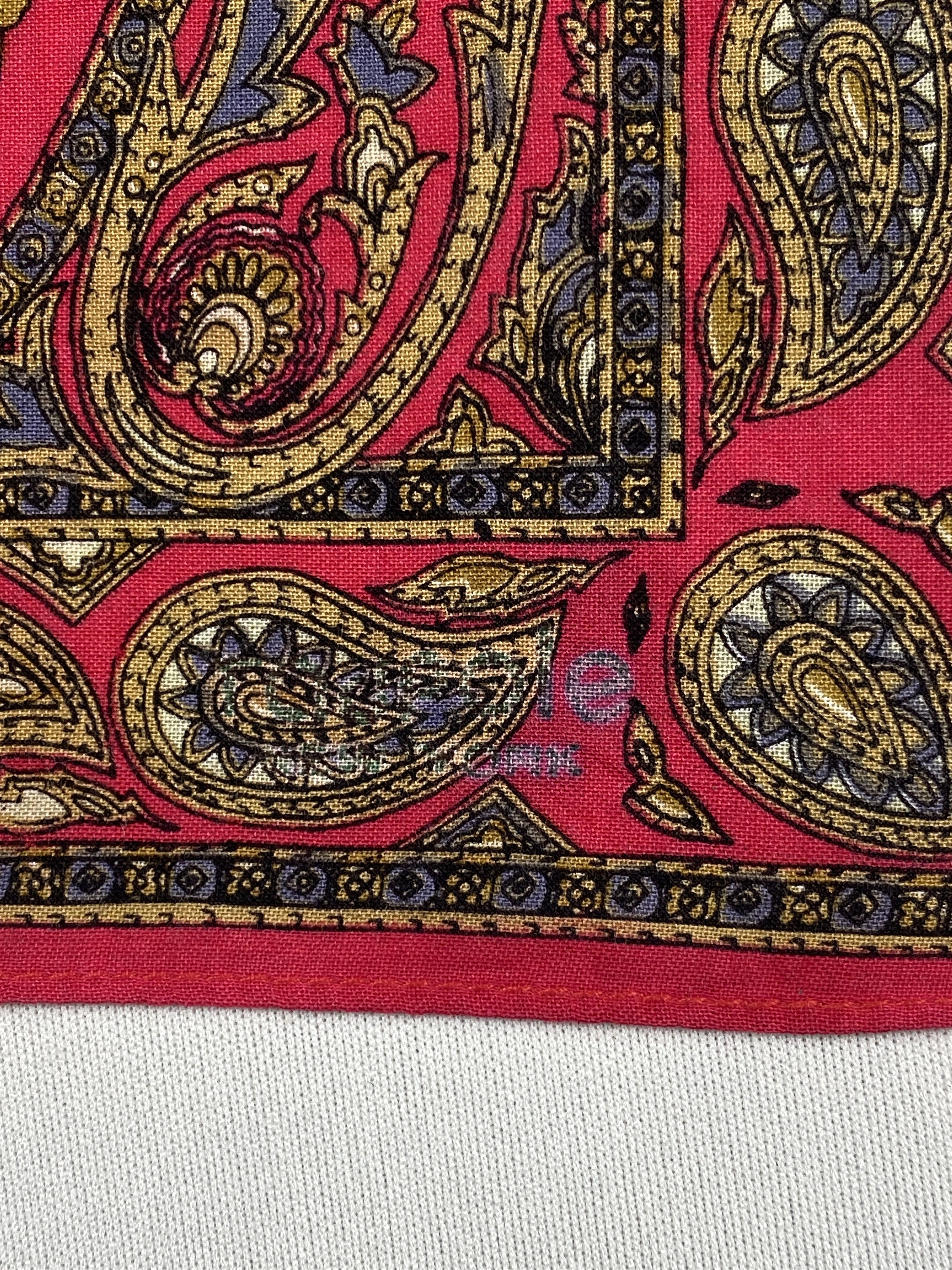 Celine Vintage Celine Handkerchief Pocket Square Bandana HM0015 Size ONE SIZE - 6 Thumbnail