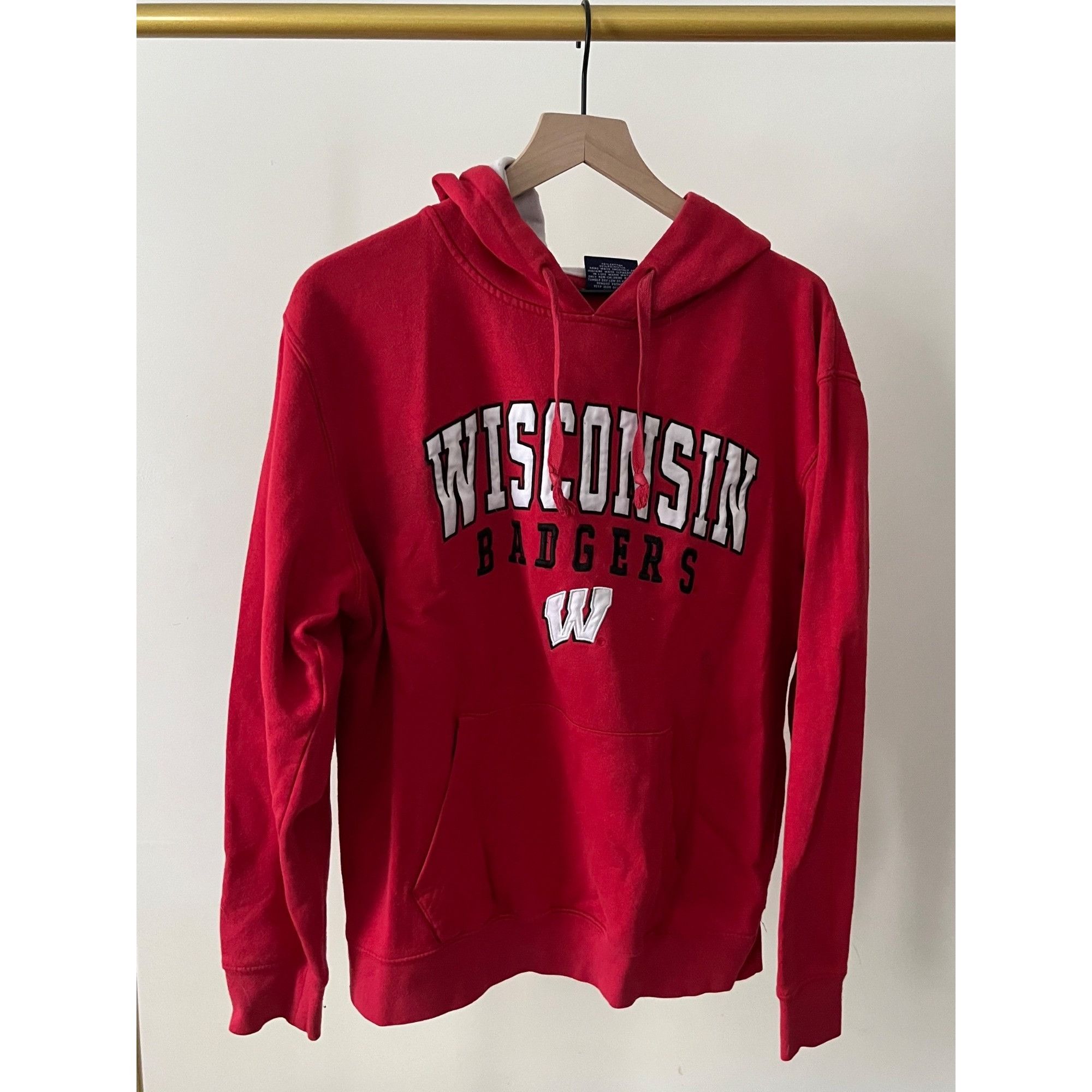 Other Campus Heritage Wisconsin Hooded Sweatshirt Size L / US 10 / IT 46 - 1 Thumbnail