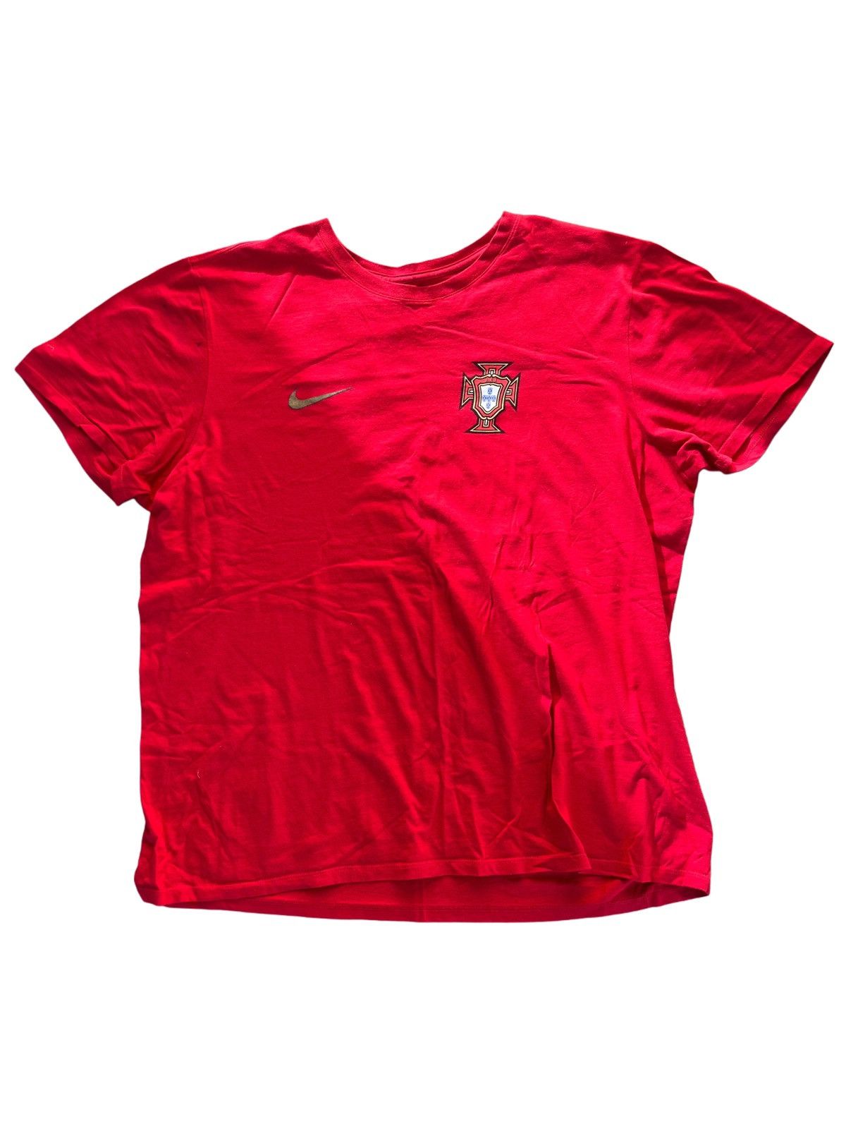 Nike × Vintage 2000s Nike Portugal Ronaldo Tee Size US XL / EU 56 / 4 - 1 Thumbnail