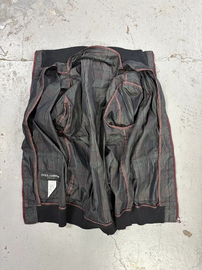 Dolce & Gabbana 2000s Dolce & Gabbana Grey Checkered Nylon Jacket Size US M / EU 48-50 / 2 - 7 Thumbnail