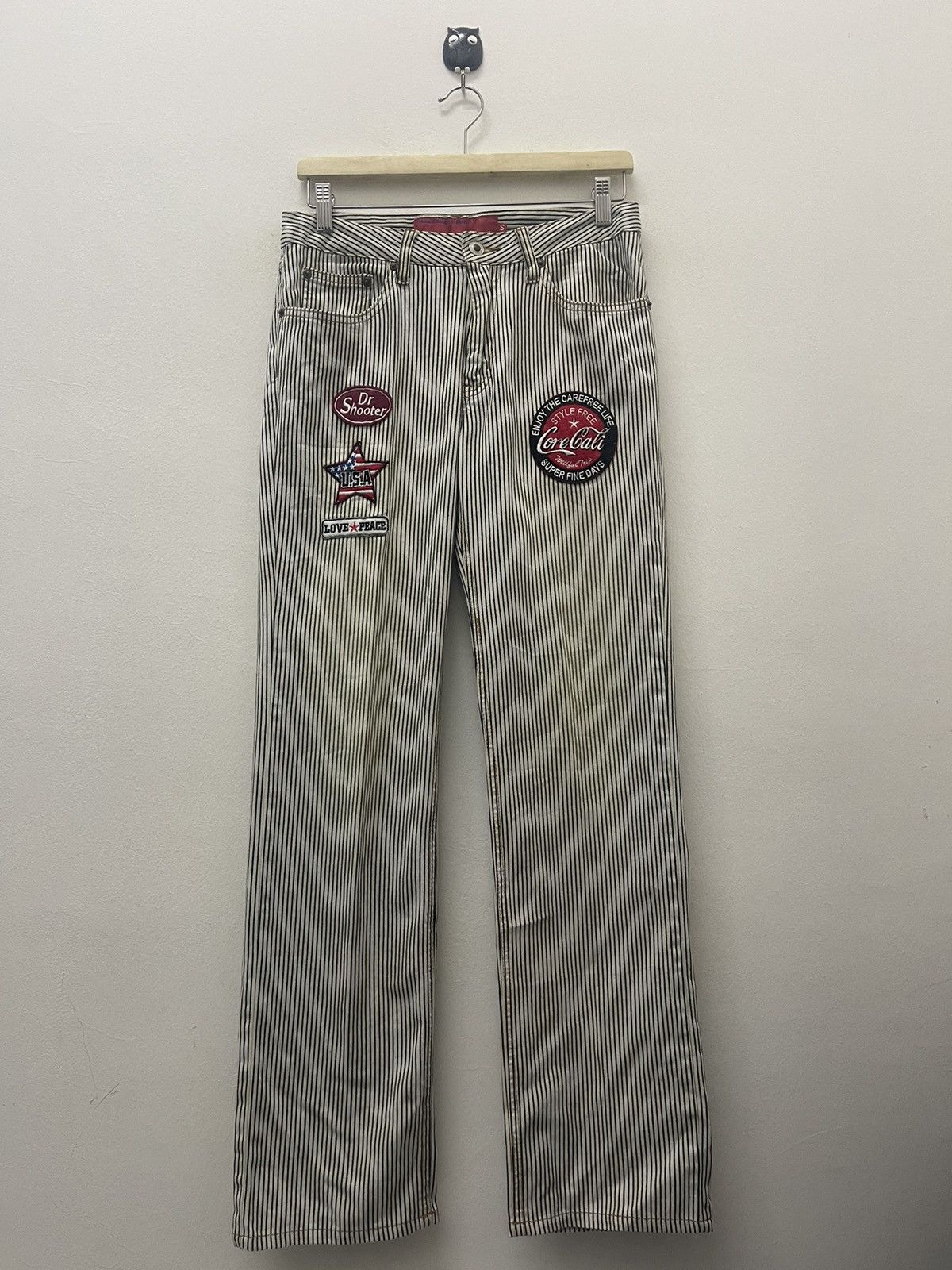 If Six Was Nine Rare Vintage JUDE BLOOM DENIM Lgb Hysteric Patches Size US 30 / EU 46 - 1 Thumbnail