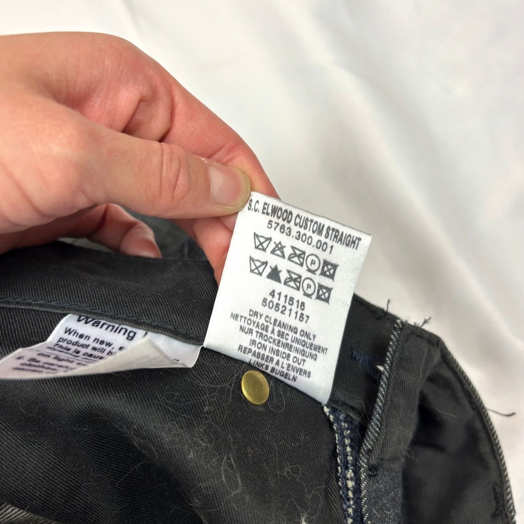 G-Star G Star Raw Straight Jeans Men's 30x30 Double Knee Gray Size US 30 / EU 46 - 6 Thumbnail
