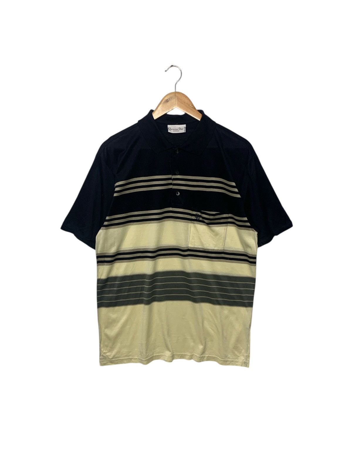 Christian Dior Monsieur Vintage 90's Cristian Dior Small Logo Polo T Shirt Size US L / EU 52-54 / 3 - 1 Thumbnail