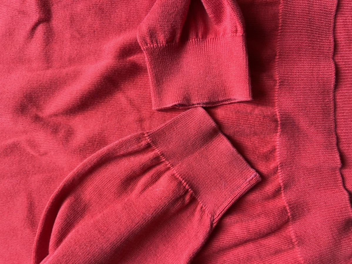 Lacoste × Vintage 1990's Vintage Lacoste Sweater Sweatshirt Red Size US L / EU 52-54 / 3 - 2 Thumbnail