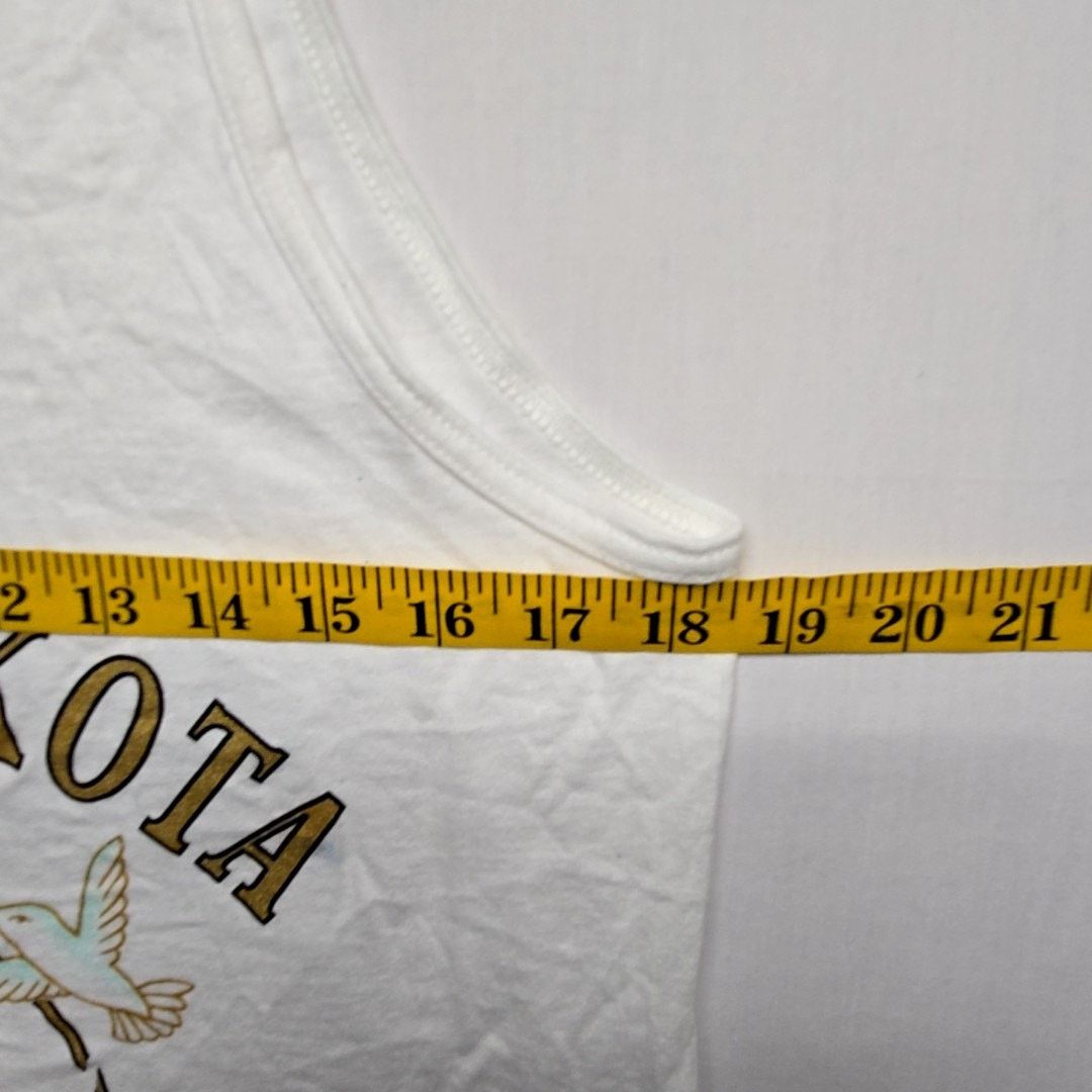 Signal Sport Vintage Mono Lake South Dakota Tank Top Test Print White L Size L / US 10 / IT 46 - 10 Thumbnail