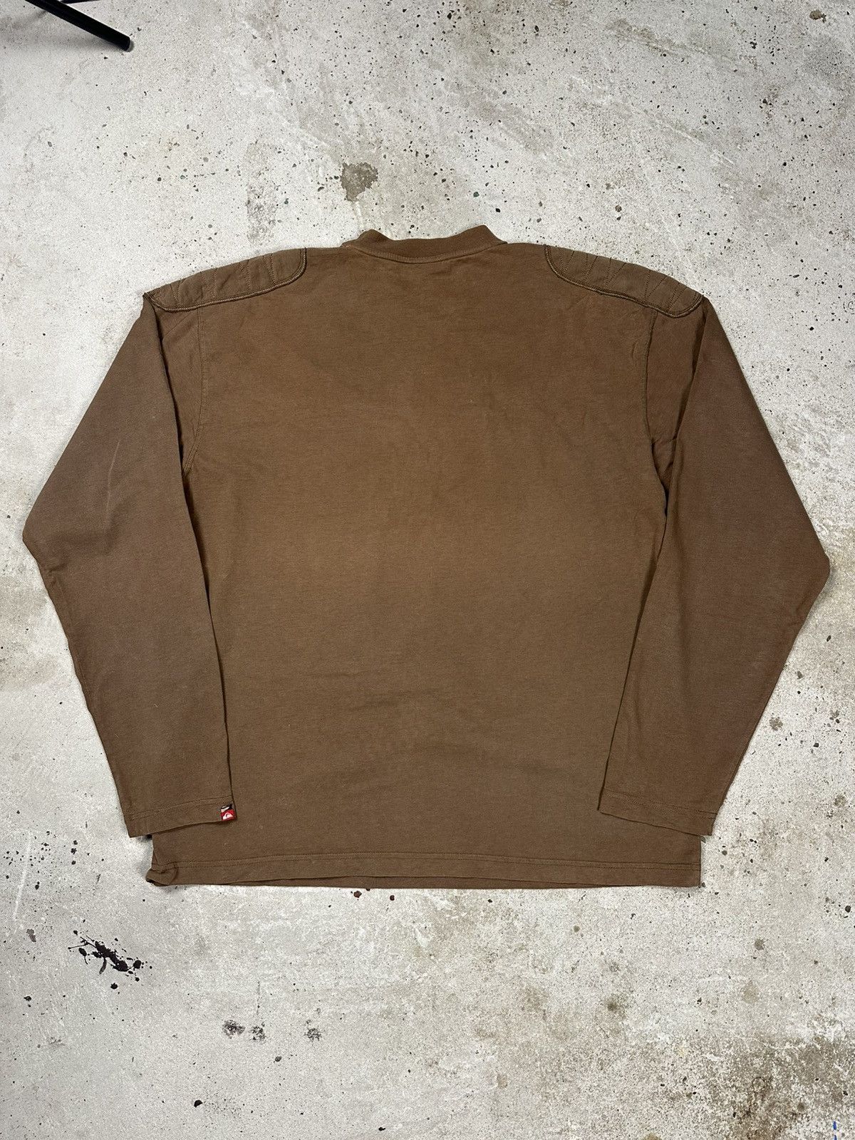 Quiksilver Vintage Y2K Quiksilver Brown Long Sleeve Tee Embroidery Size US XL / EU 56 / 4 - 2 Thumbnail