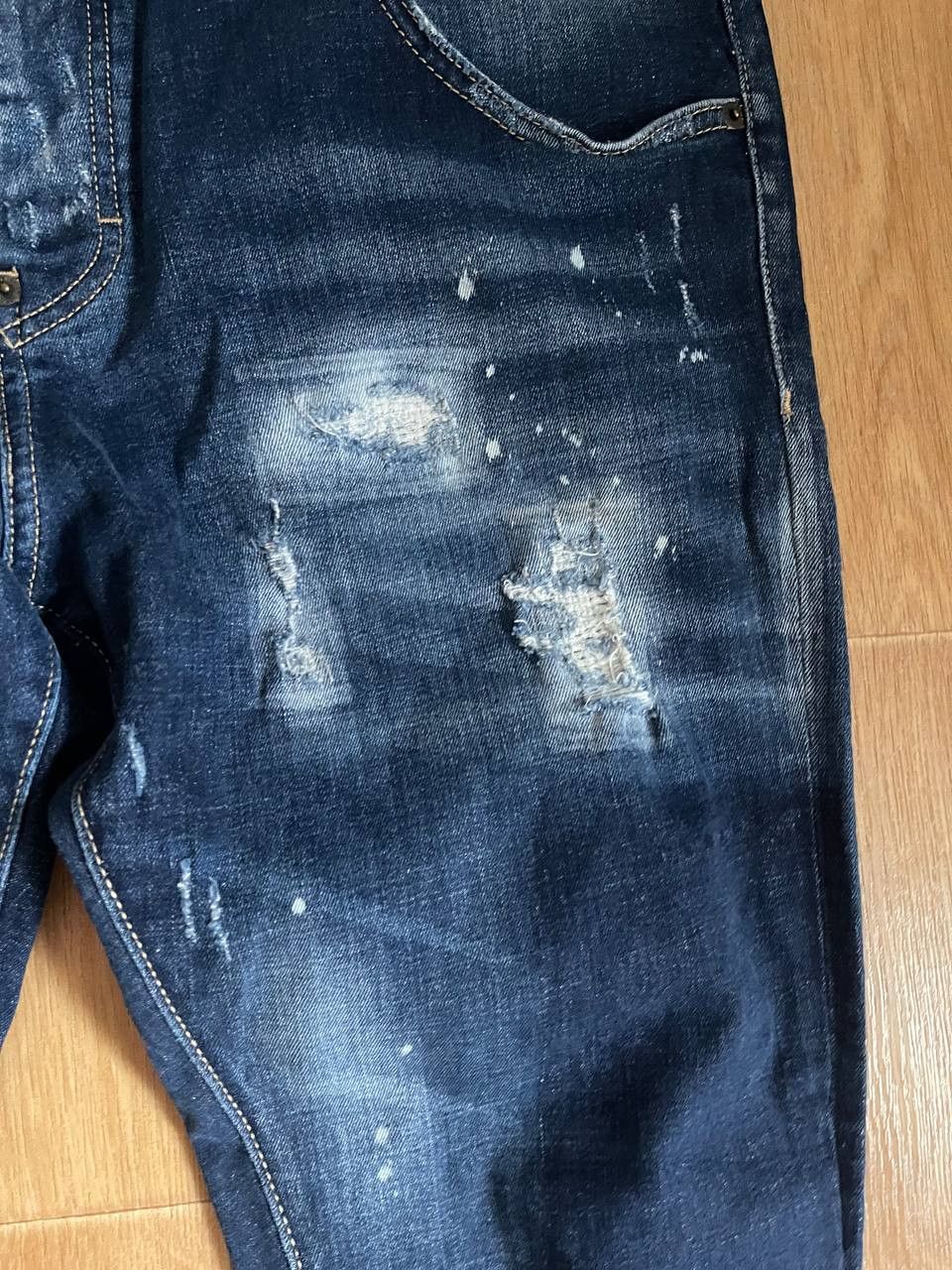 Dsquared2 Dsquared2 Denim Distressed Skater Jean Jeans Size US 38 / EU 54 - 7 Thumbnail
