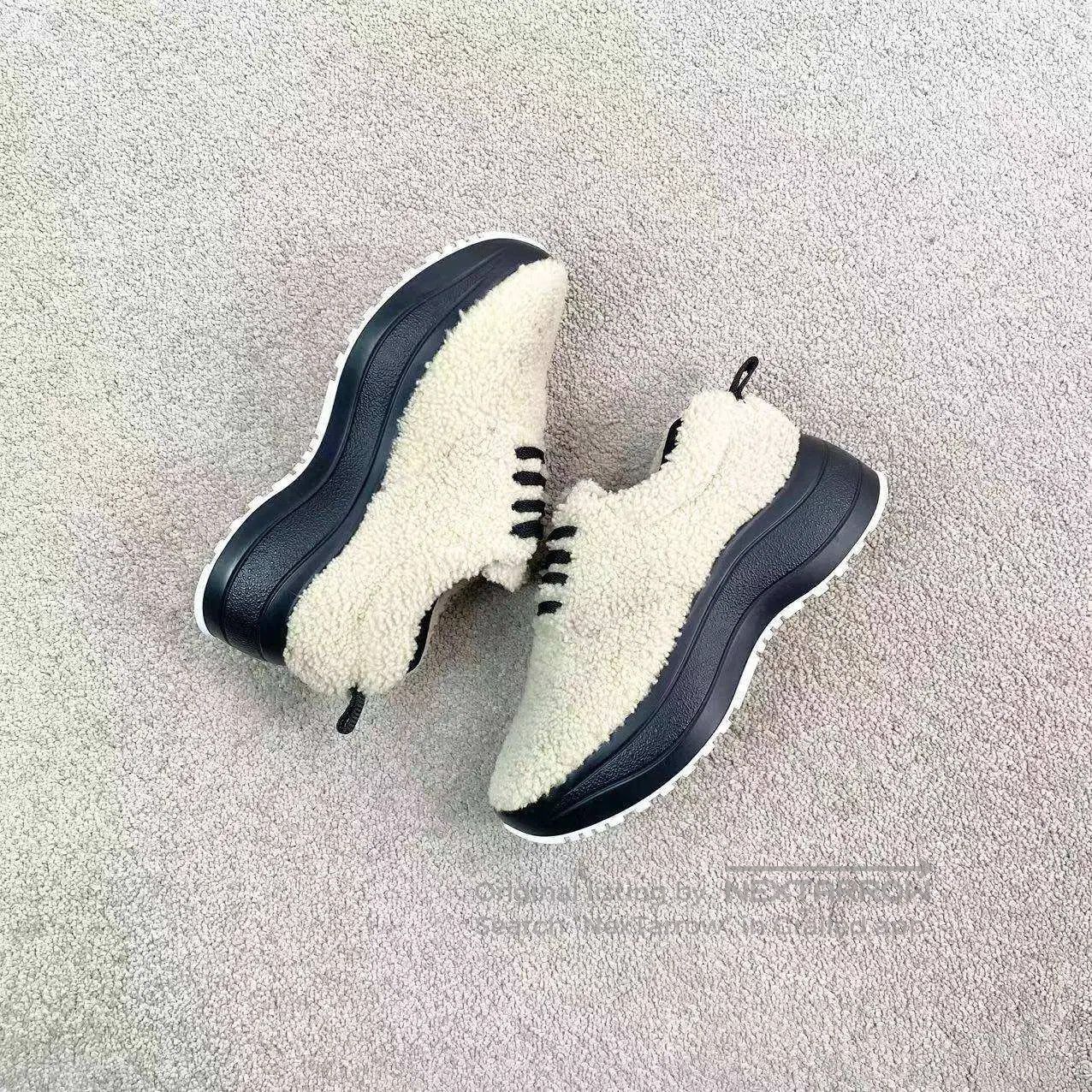 Celine Celine Dee plush platform sneakers| Size US 4.5 / IT 34.5 - 5 Thumbnail