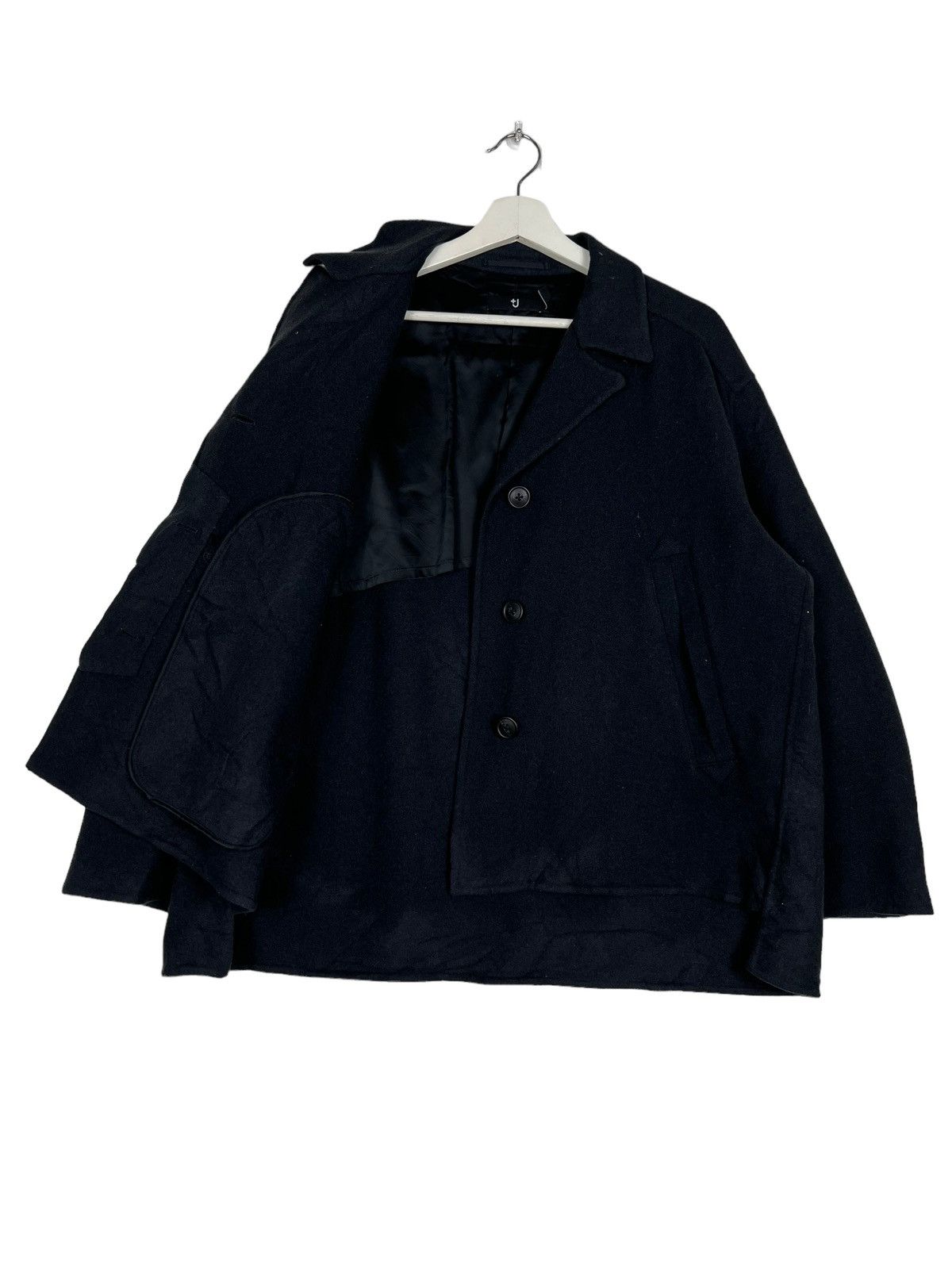Jil Sander 🔥 JIL SANDER X JAPANESE BRAND WOOL PONCHO Size US L / EU 52-54 / 3 - 11 Thumbnail