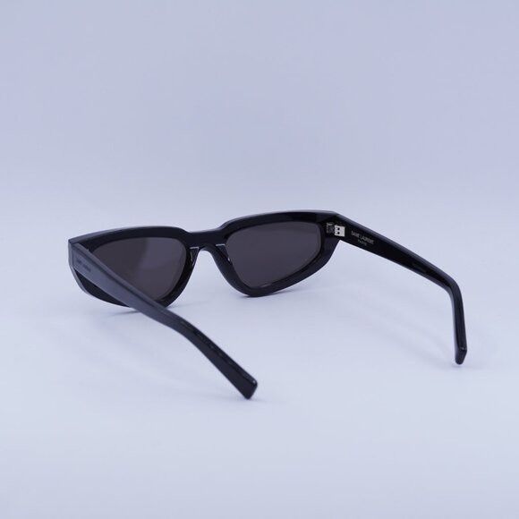 Saint Laurent Paris Saint Laurent SL634 NOVA 001 Sunglasses Black Cat Eye Frame Size ONE SIZE - 8 Thumbnail