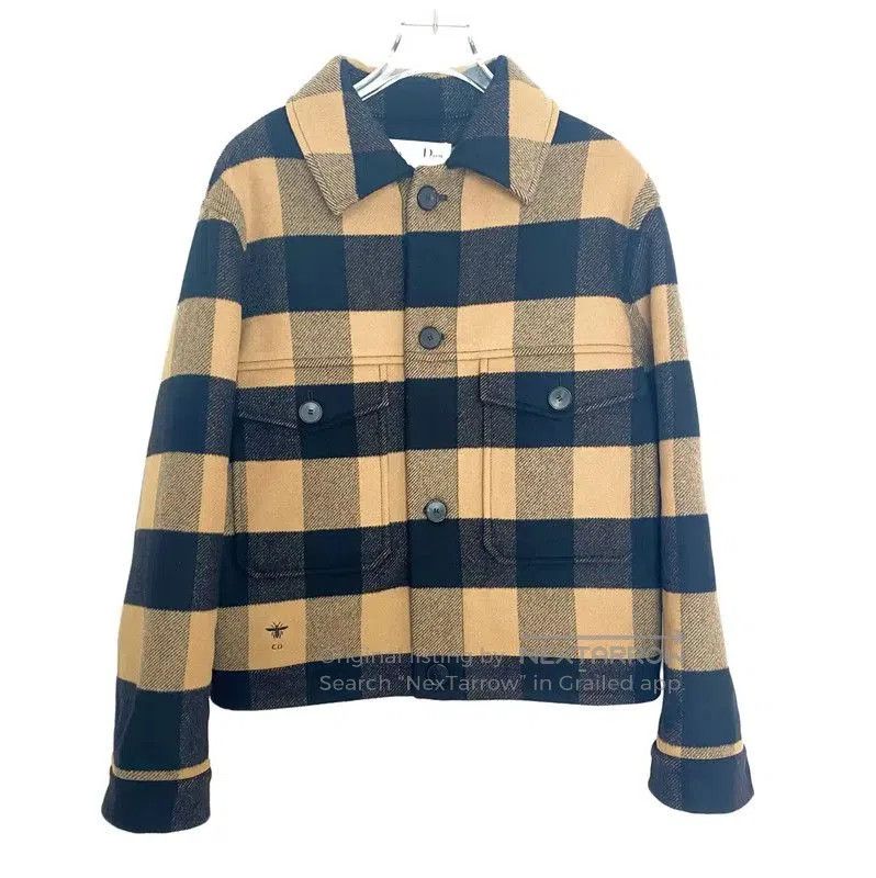 Dior Dior Checkered Wool Jacket for Women . Size S / US 4 / IT 40 - 1 Thumbnail