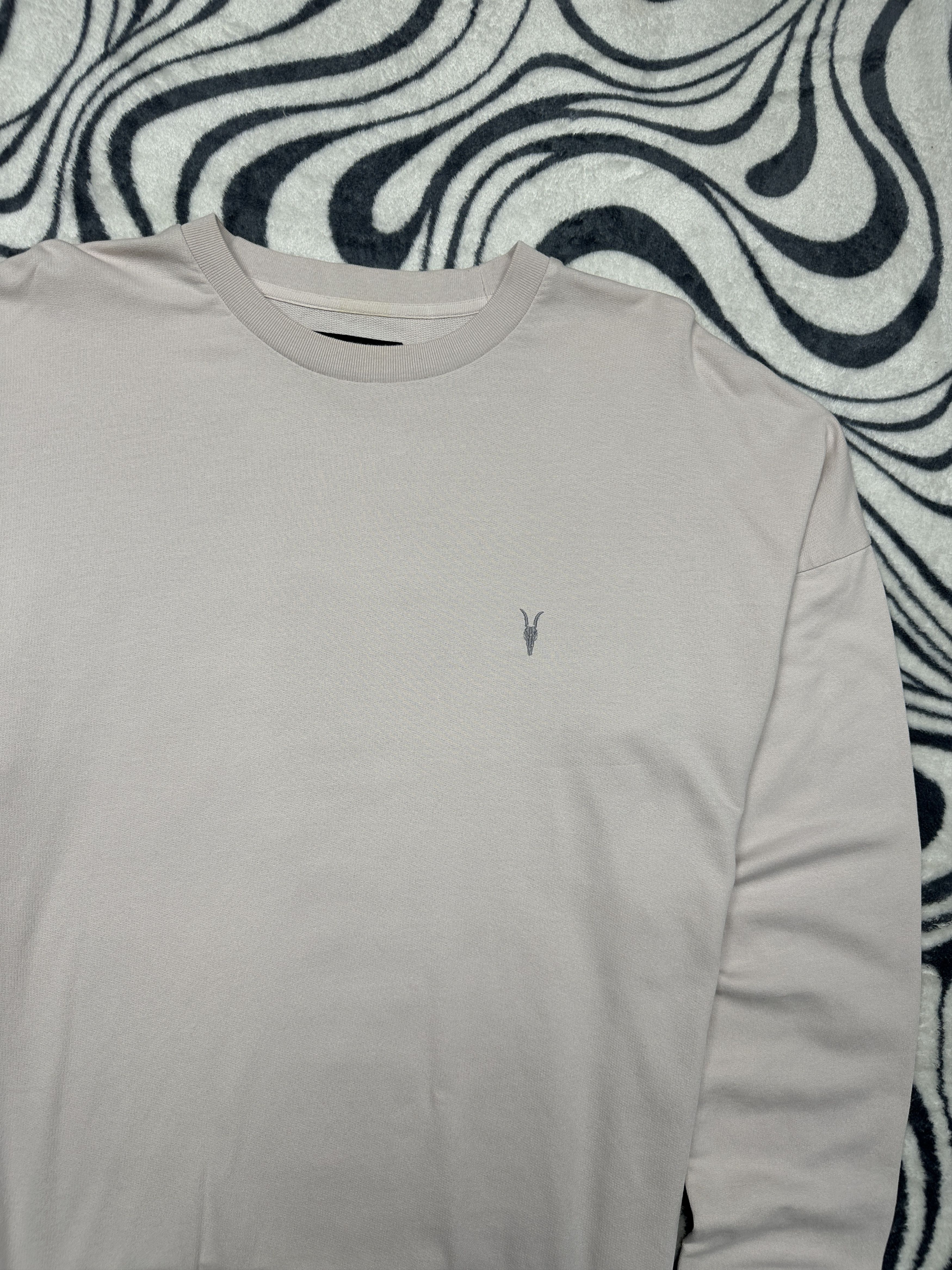 Allsaints Allsaints Mens Negotum Crew Neck Oversized Sweatshirt Size US S / EU 44-46 / 1 - 2 Thumbnail