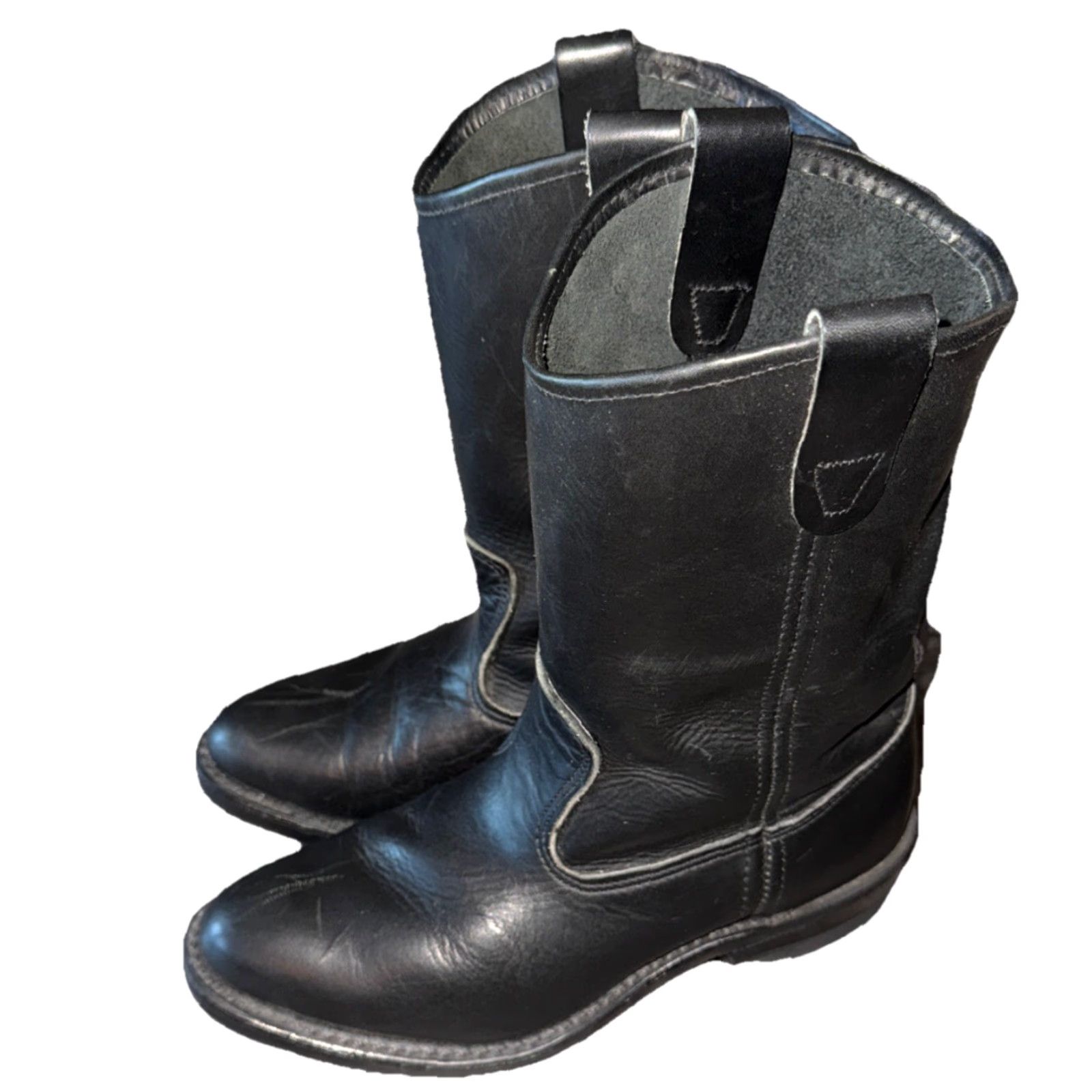 Doublet Double H Ranchwell 2559 Oil Resistant Cowboy Boots Men’s Size 7.5 EE Black USA Size US 8 / EU 41 - 2 Thumbnail