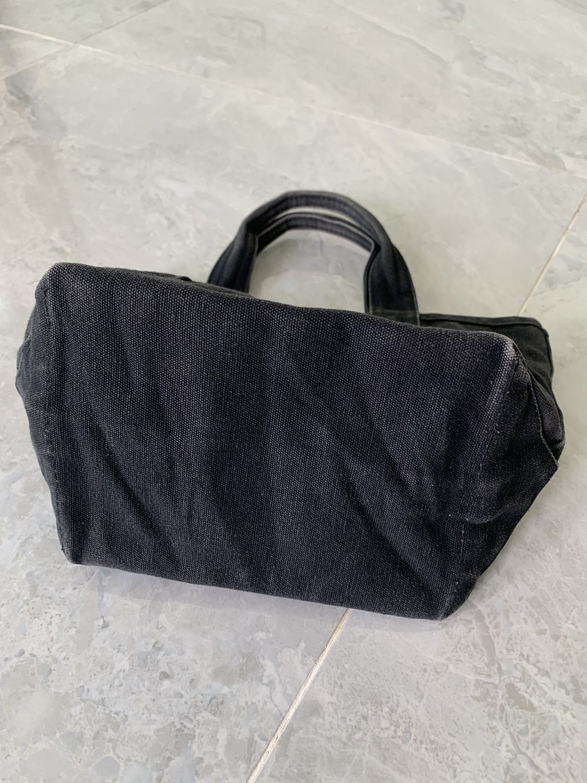 Japanese Brand Armen 14oz Cotton Canvas Inside Double Pocket Mini Tote Bag Size ONE SIZE - 3 Thumbnail