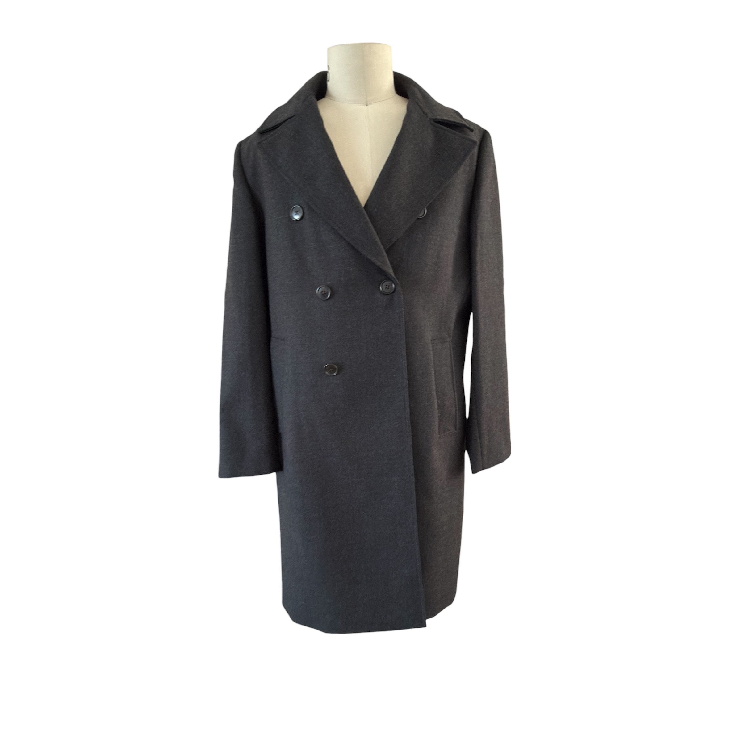 Club Monaco Club Monaco Men's Winter Wool Coat, Black, Size 42 Size US L / EU 52-54 / 3 - 1 Thumbnail