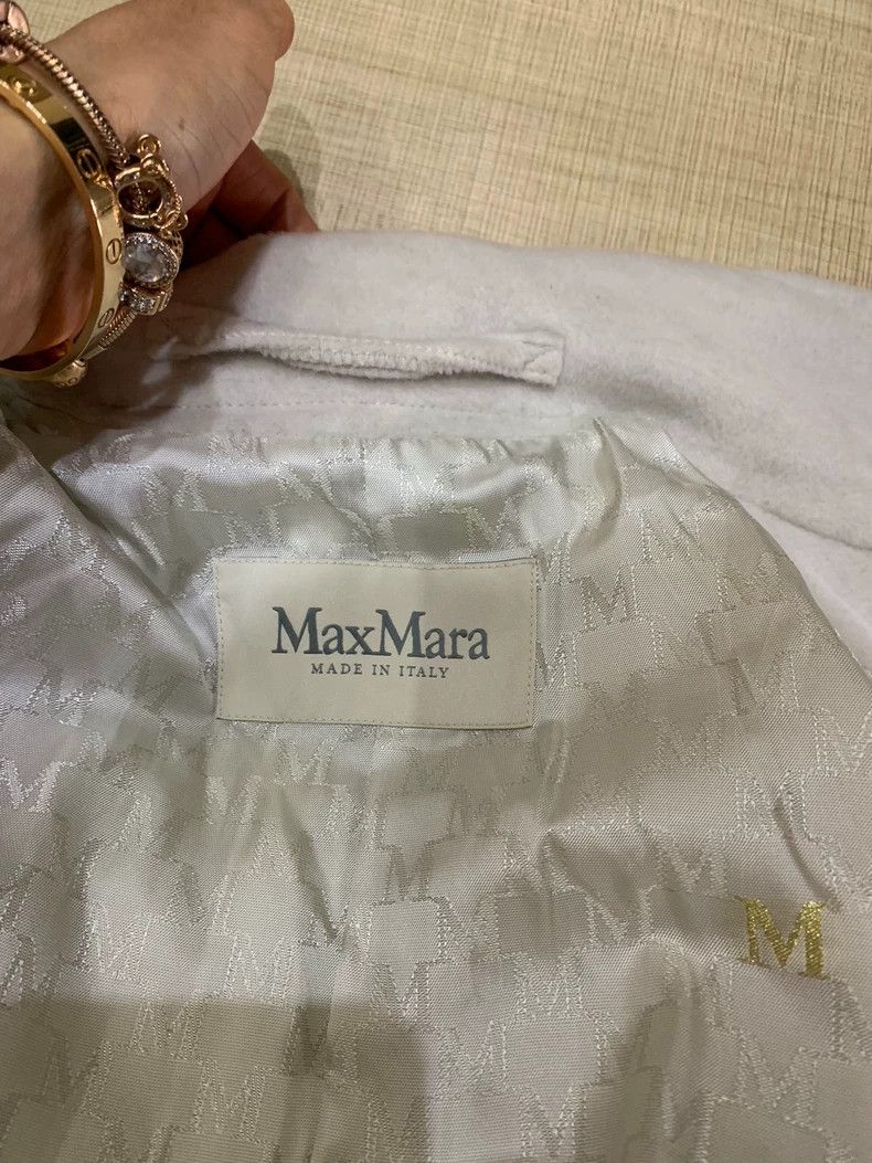 Max Mara Max Mara 101801 Coat, Glacier White Size S / US 4 / IT 40 - 2 Thumbnail