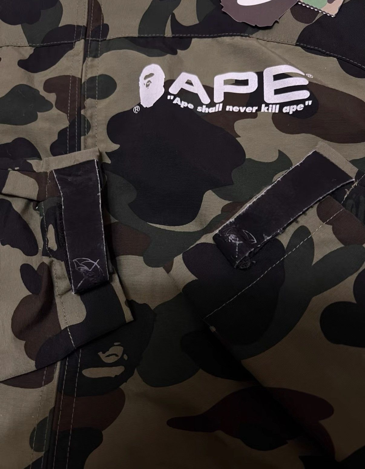Bape BAPE OG Nigo era green camo coach stand collar jacket Size US XL / EU 56 / 4 - 2 Thumbnail