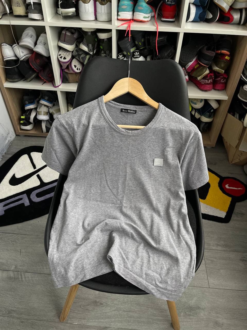 Acne Studios Acne Studios Logo Tee Grey Size US XS / EU 42 / 0 - 1 Thumbnail