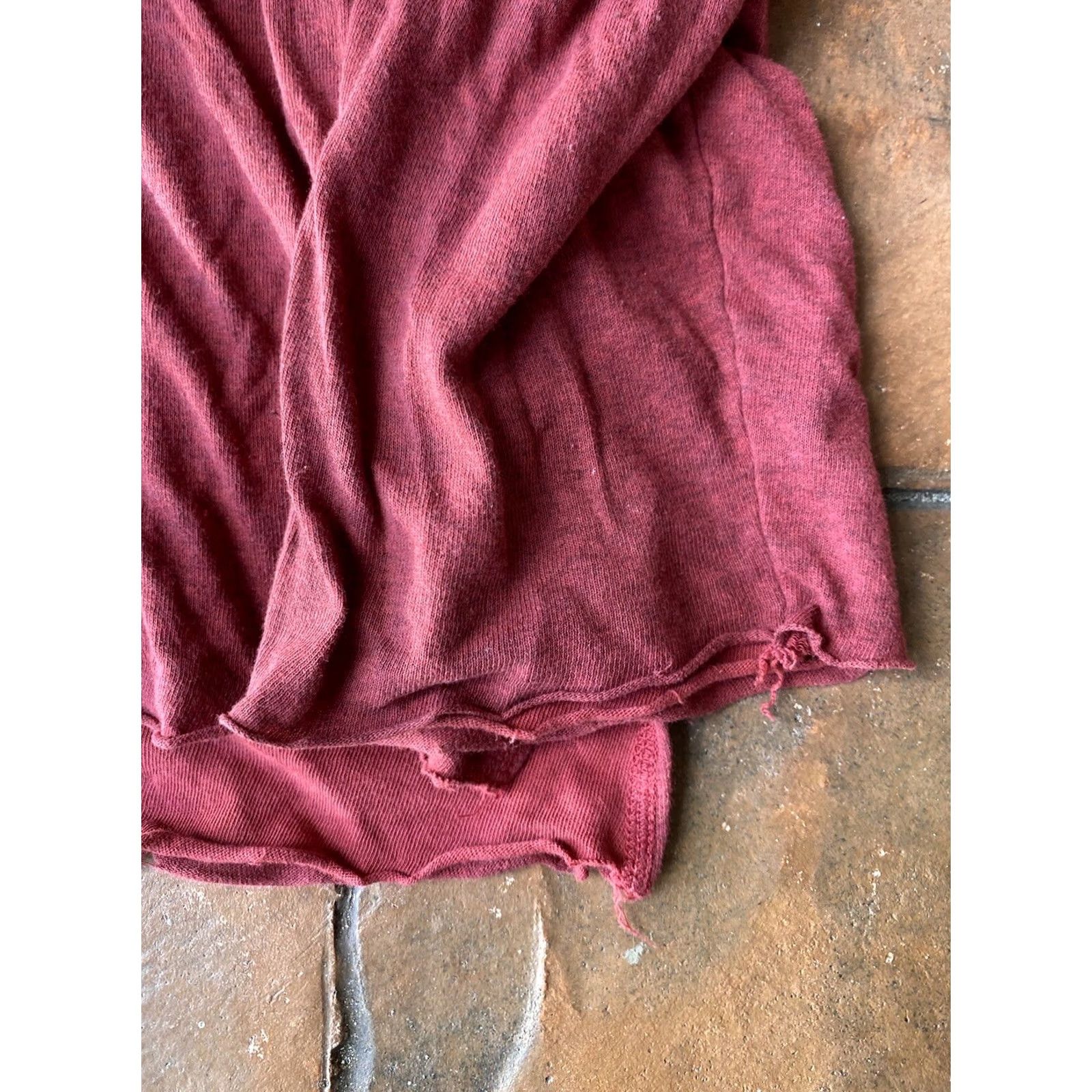 Juicy Couture VINTAGE Juicy Couture Hoodie XL Red Distressed Too Rough a Ride For The Soft Life Graphic Print Women Size XL / US 12-14 / IT 48-50 - 5 Thumbnail