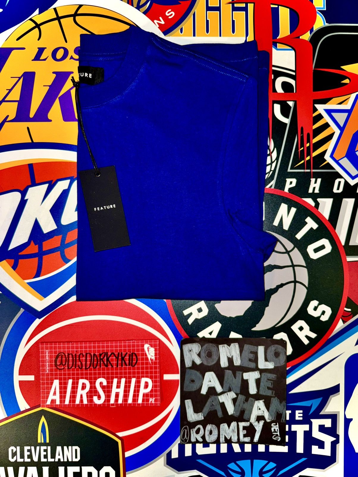 Designer × Feature Dazzling Blue Feature Las Vegas Short Sleeve Shirt Size US M / EU 48-50 / 2 - 1 Thumbnail