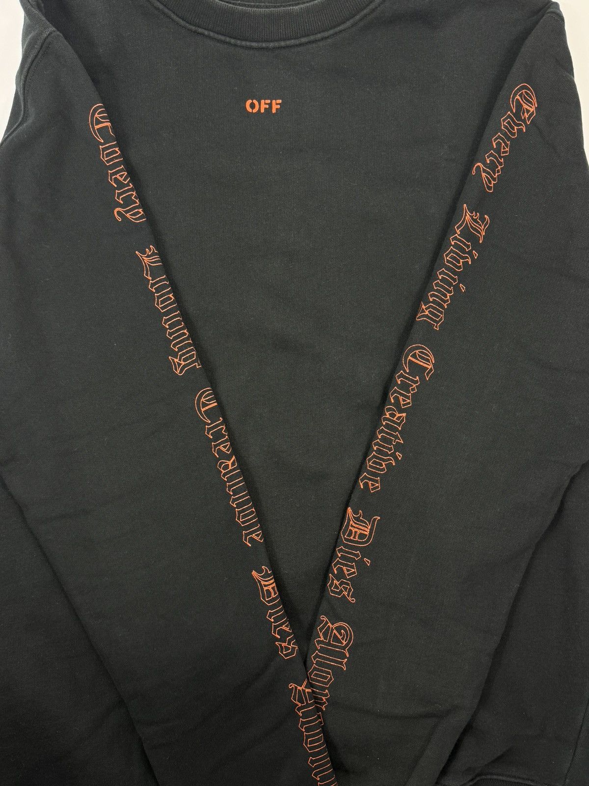 Off-White × Virgil Abloh × Vlone LOGO PRINT SWEATSHIRT Size US M / EU 48-50 / 2 - 4 Thumbnail