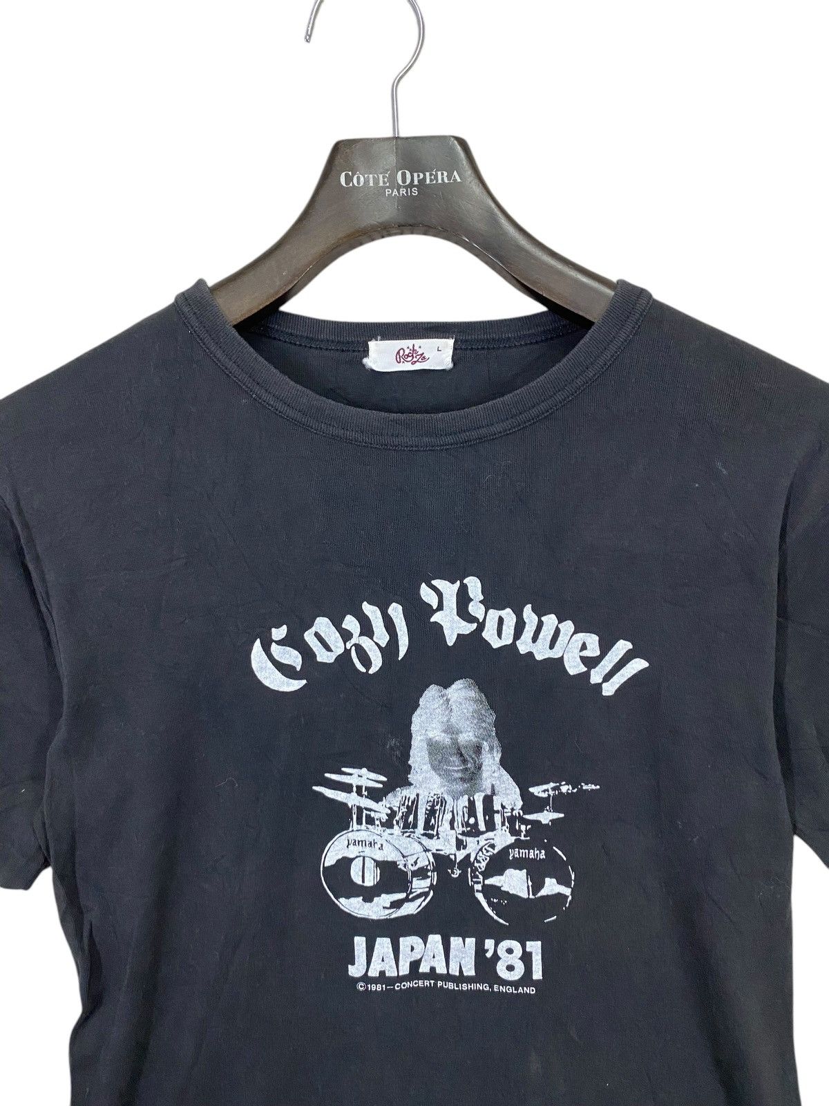 Band Tees × Vintage Vintage 1981 cozy powell drummer tour japan Size US L / EU 52-54 / 3 - 3 Thumbnail