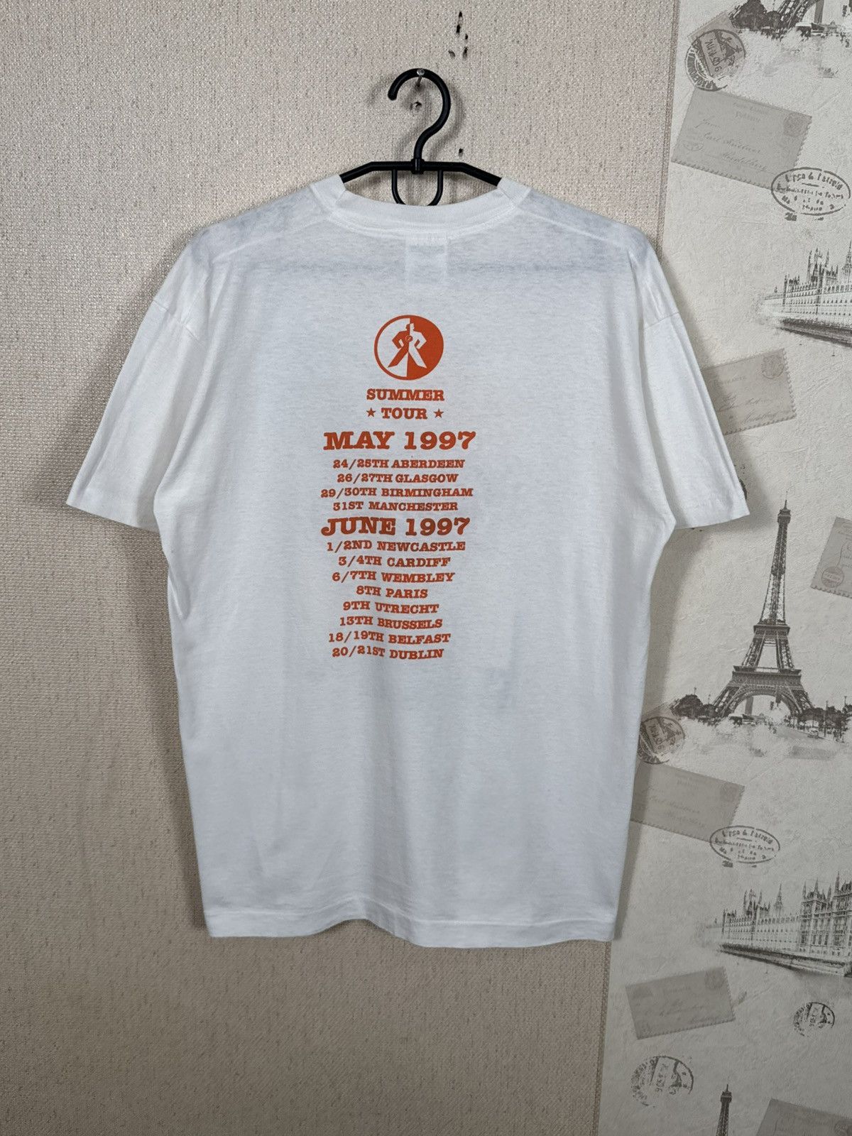 Other Vintage Boyzone T shirt 1997 Summer Tour Band White Hype L Size US L / EU 52-54 / 3 - 18 Thumbnail