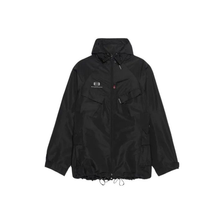 Balenciaga Balenciaga SS22 Black Hooded Parka Coat Size US M / EU 48-50 / 2 - 1 Thumbnail