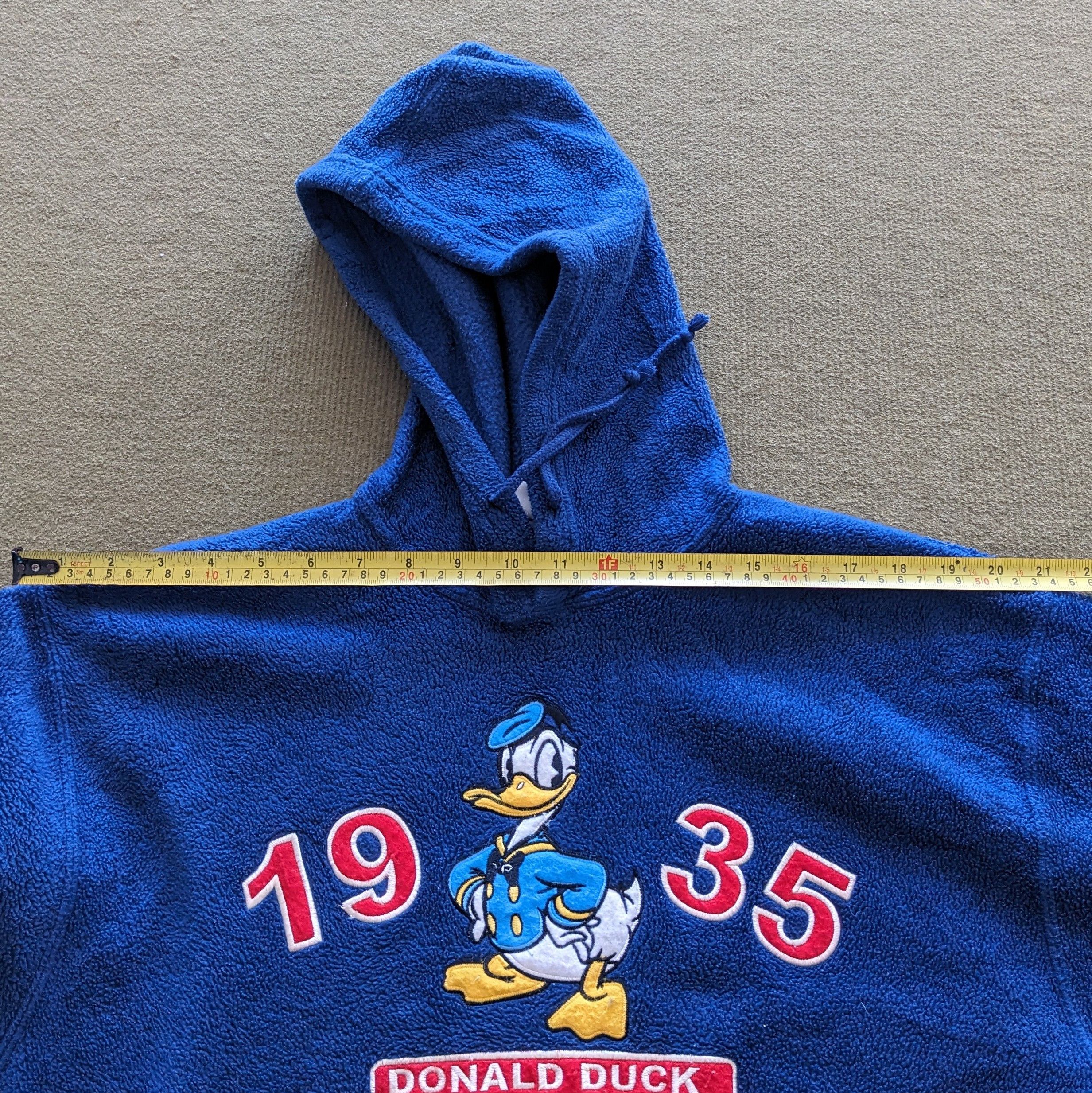 Disney Vintage 1935 Donald Duck Fleece Hoodies Size US M / EU 48-50 / 2 - 4 Thumbnail