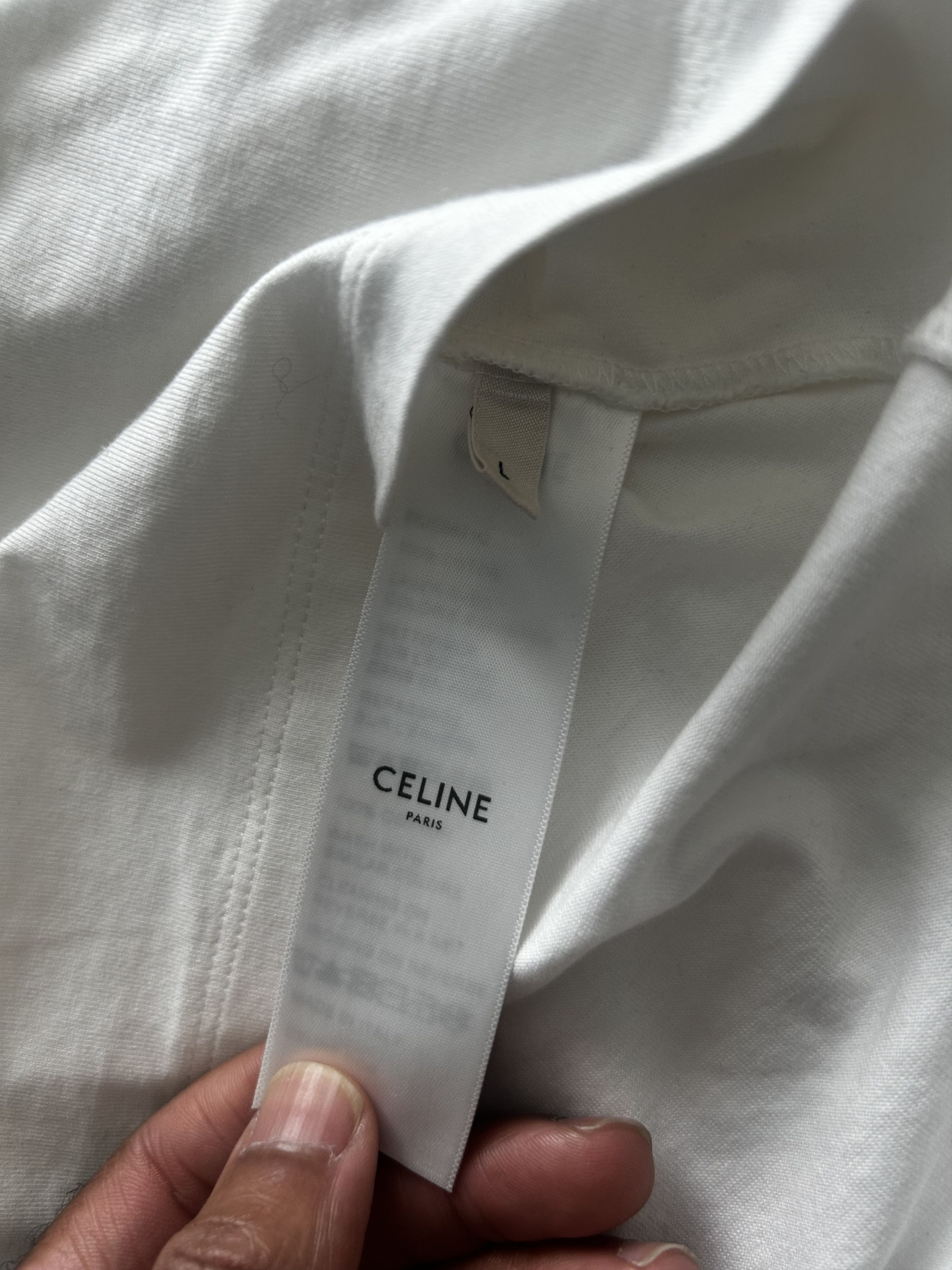 Celine Celine multicolor logo T-shirt Size US L / EU 52-54 / 3 - 5 Thumbnail