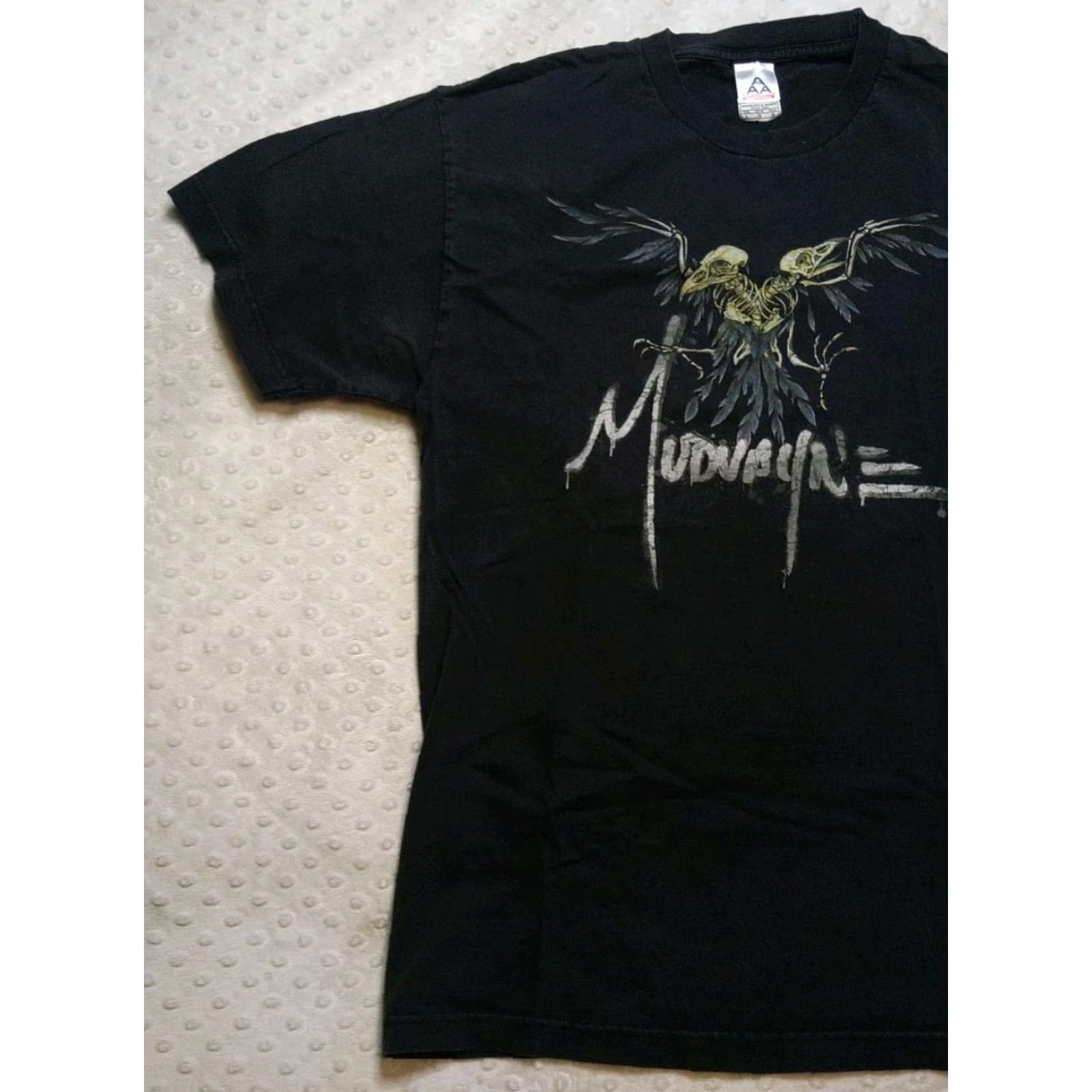 AAA Vintage Mudvayne Tour T Shirt L Band Tee Black Short Sleeve Crew Neck Men’s Regular Fit Double-Sided Graphic Print Y2K Rock Concert 2000s Size US L / EU 52-54 / 3 - 3 Thumbnail