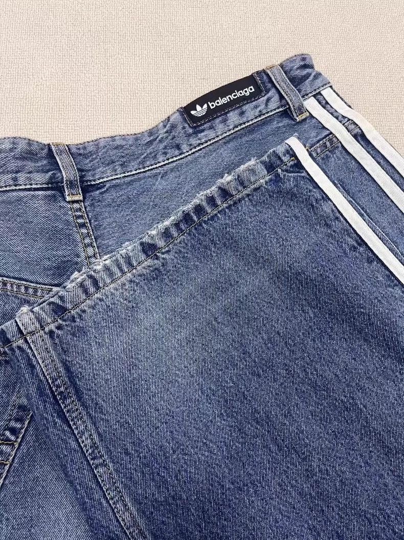 Balenciaga Balenciaga size L Co-branded baggy striped trim jeans Size US 26 / EU 42 - 3 Thumbnail