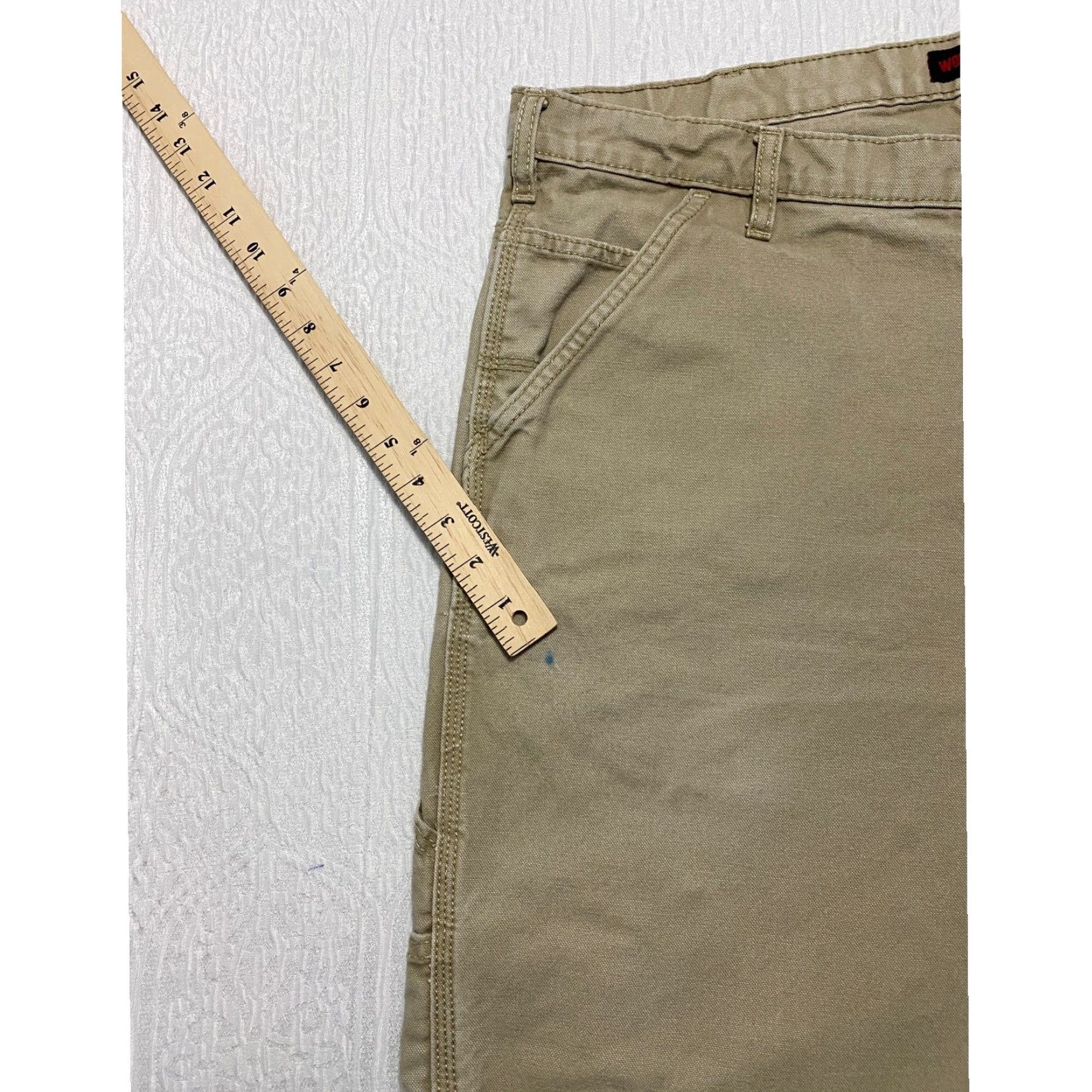 Vintage Wolverine Carpenter Work Pants Men's 38×30 Brown Canvas Size US 38 / EU 54 - 2 Thumbnail
