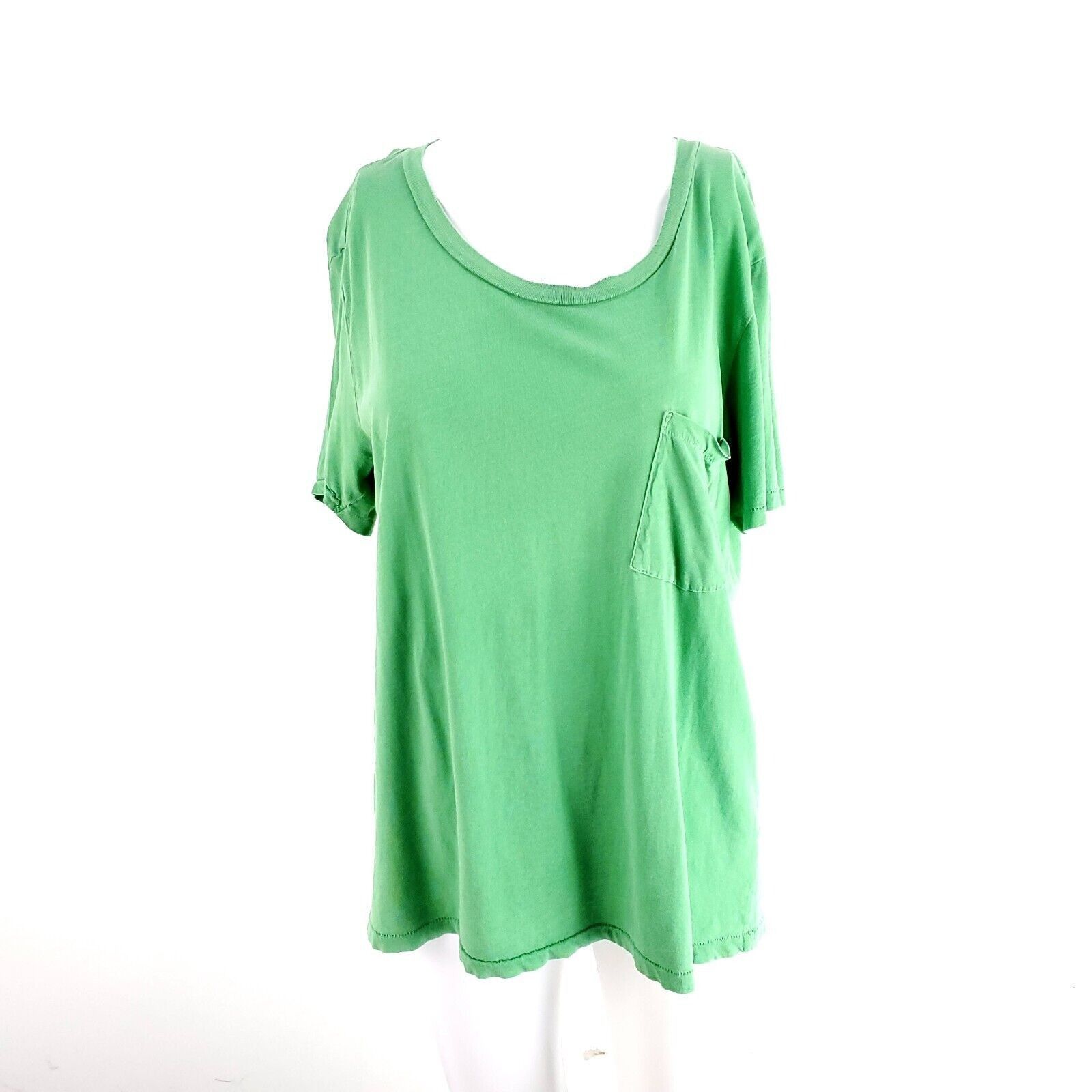 J.Crew J Crew Medium Scoop Neck Pocket Front Green Short Sleeve T S Size M / US 6-8 / IT 42-44 - 1 Thumbnail