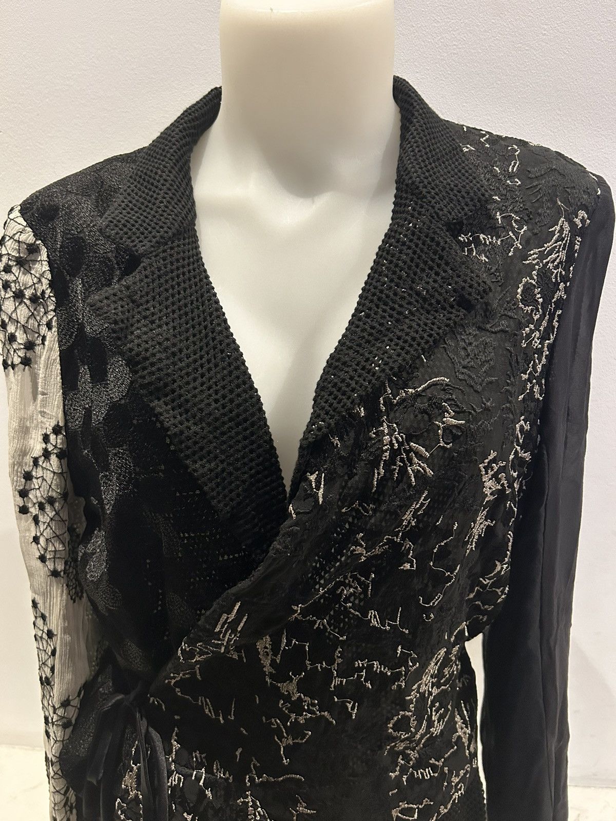 Ann Demeulemeester Stunning silk Ann demeulemeester wrap top/jacket Size S / US 4 / IT 40 - 3 Thumbnail