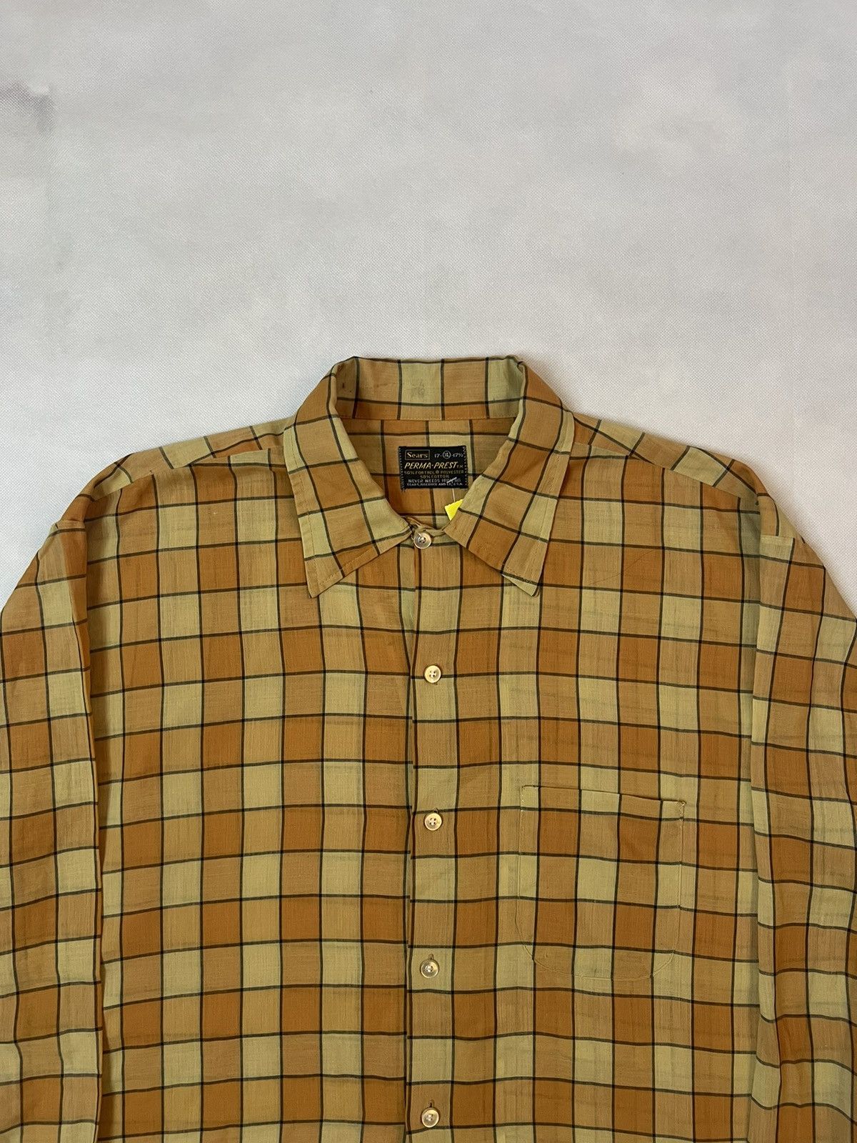 Sears 60's Vintage Sears Perma Prest Button Up Size US XL / EU 56 / 4 - 5 Thumbnail
