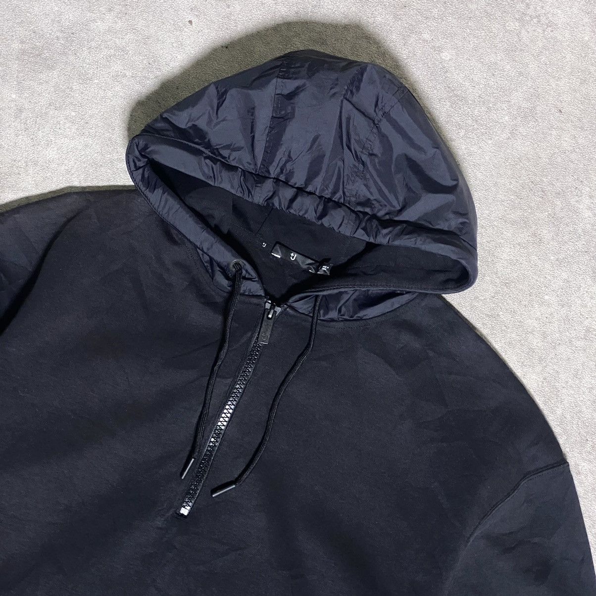 Jil Sander x Uniqlo Half Zip Boxy Hoodie