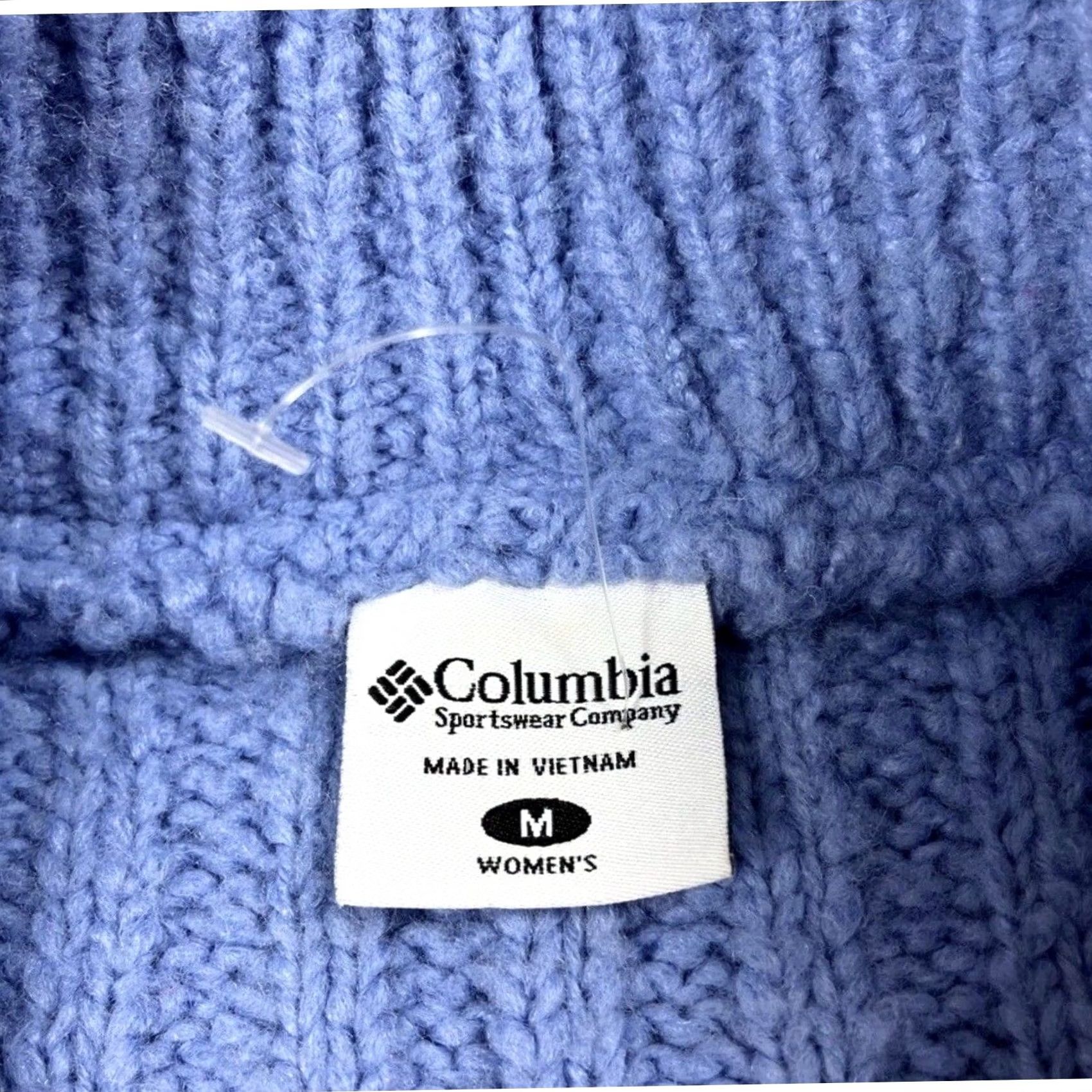 Vintage Columbia Women Vest Sleeveless Quilted Knit Wool Blend Full Zip Stand-Up Collar M Size M / US 6-8 / IT 42-44 - 3 Thumbnail