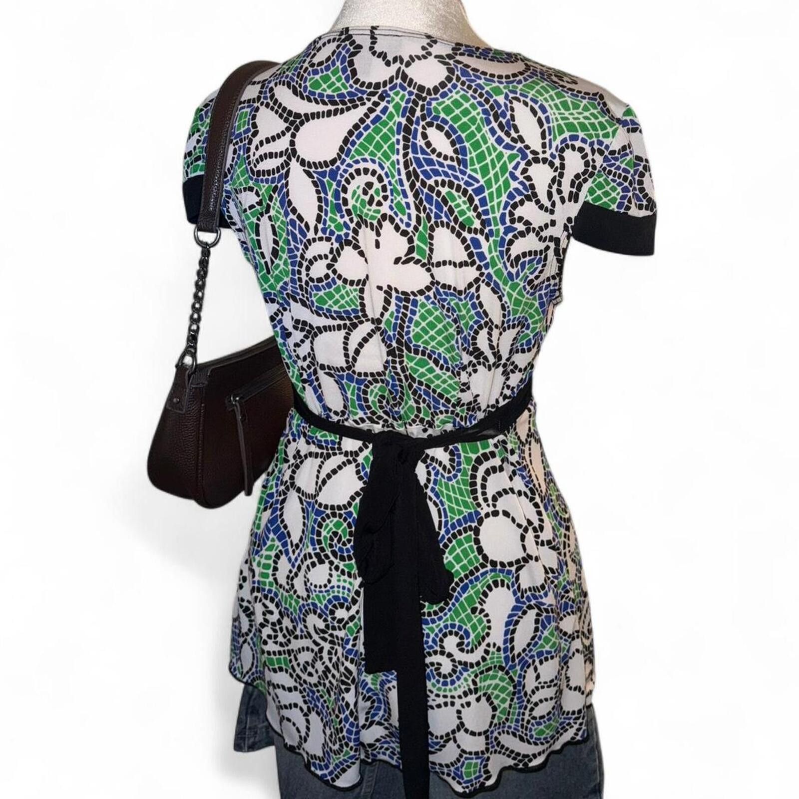 Other Y2K 2000s Tie Women's V-neck top Size S / US 4 / IT 40 - 4 Thumbnail