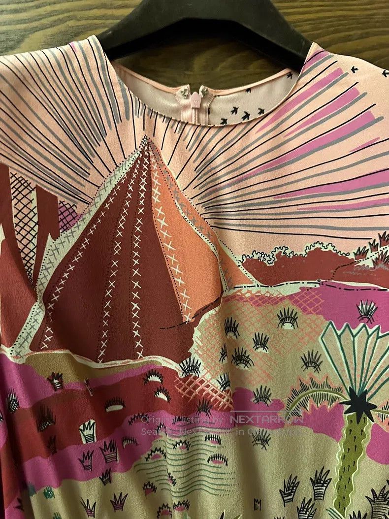 Valentino Valentino Mulberry silk dress Size M / US 6-8 / IT 42-44 - 3 Thumbnail