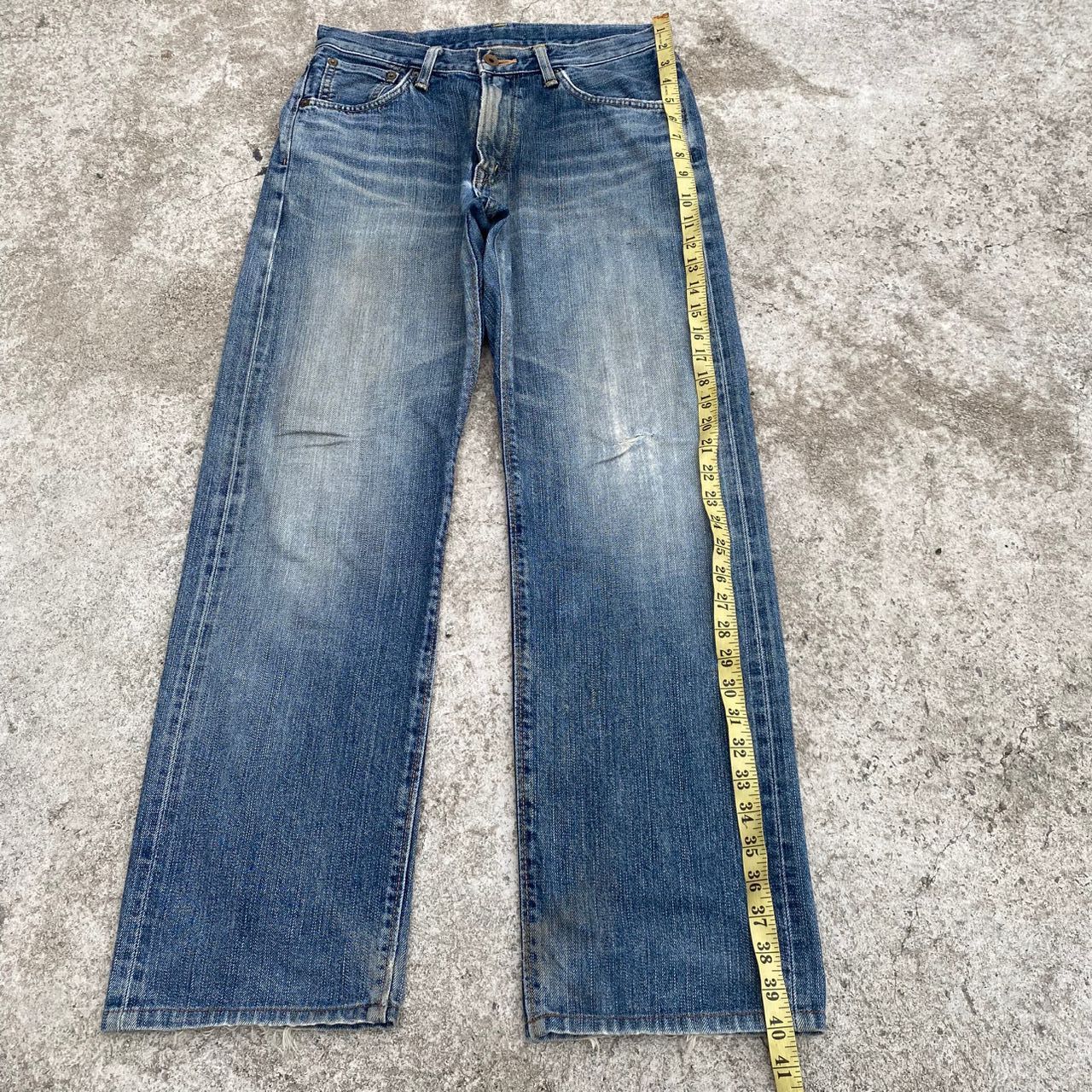 Edwin Vintage Edwin 505zx Selvegde Redline Distressed Denim Size US 30 / EU 46 - 9 Thumbnail